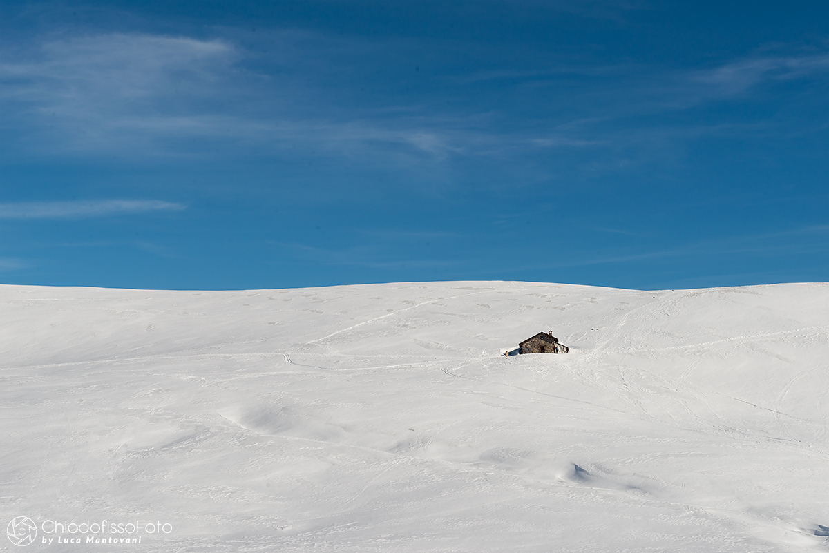 La casetta nella neve