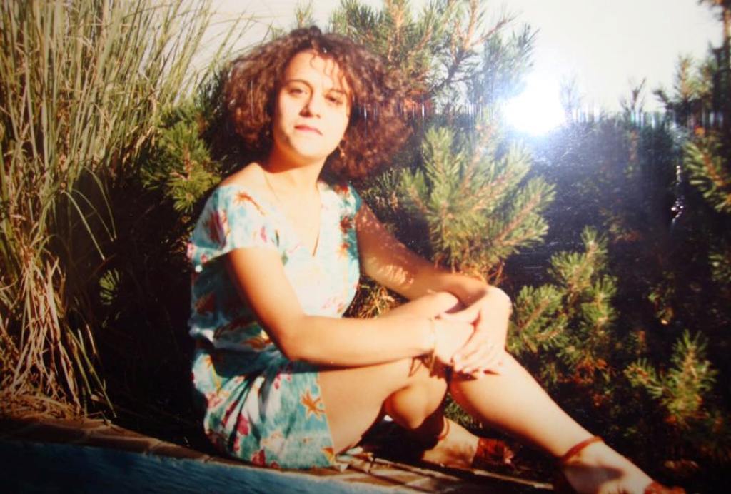 Sparkling young girl