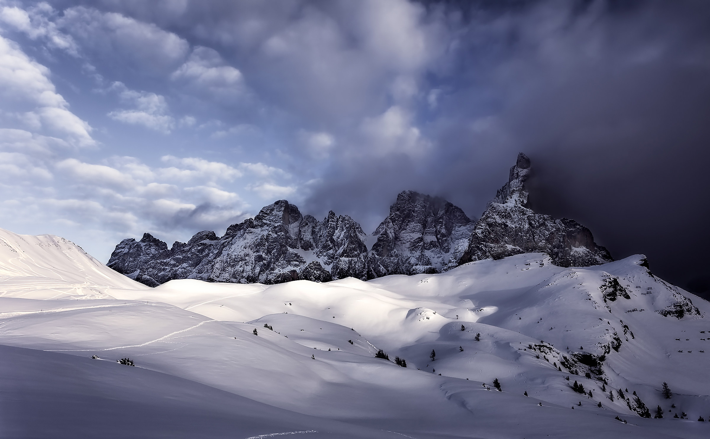 In the presence of the Pale di San Martino