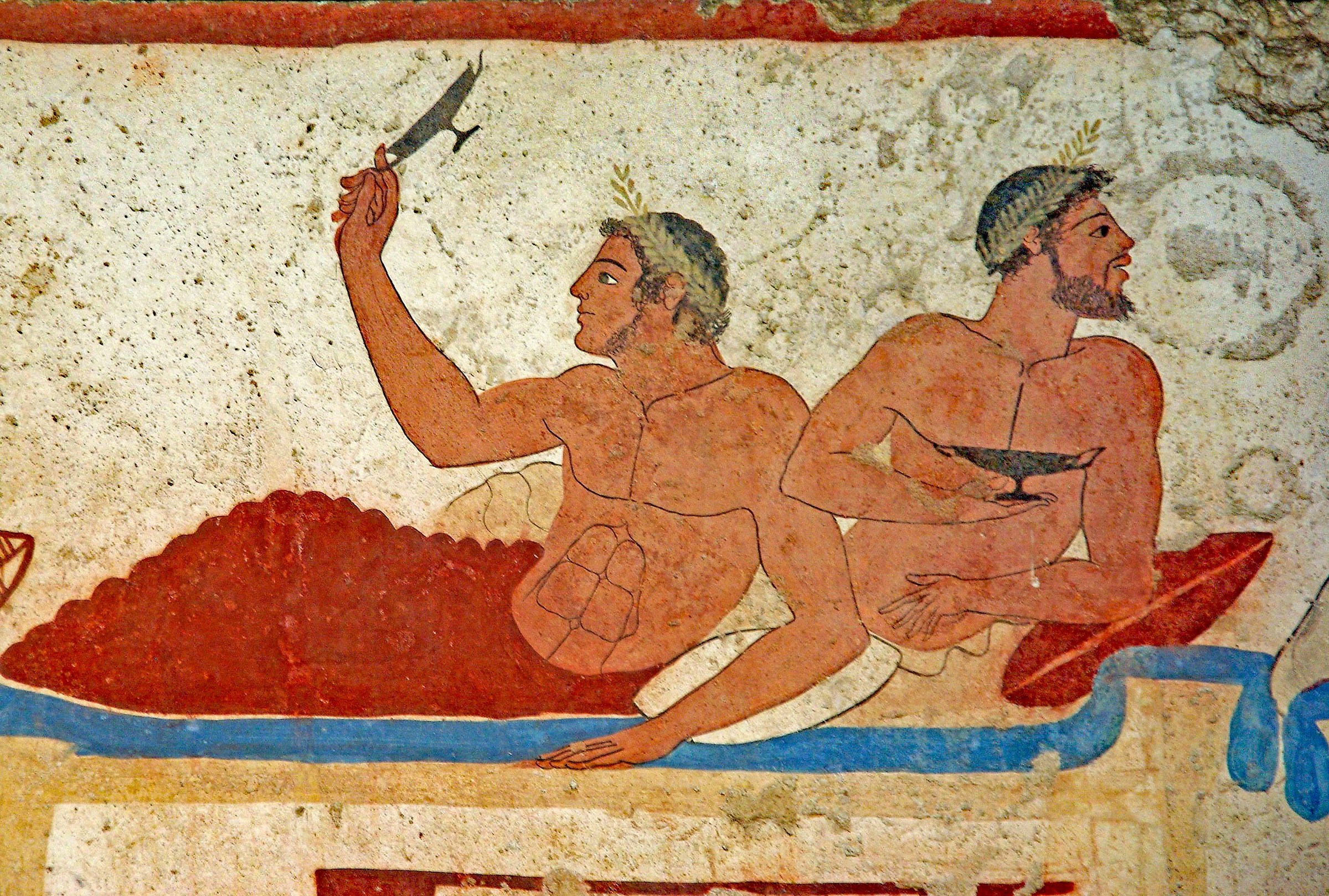 Museum of Paestum: Game of the kottabos