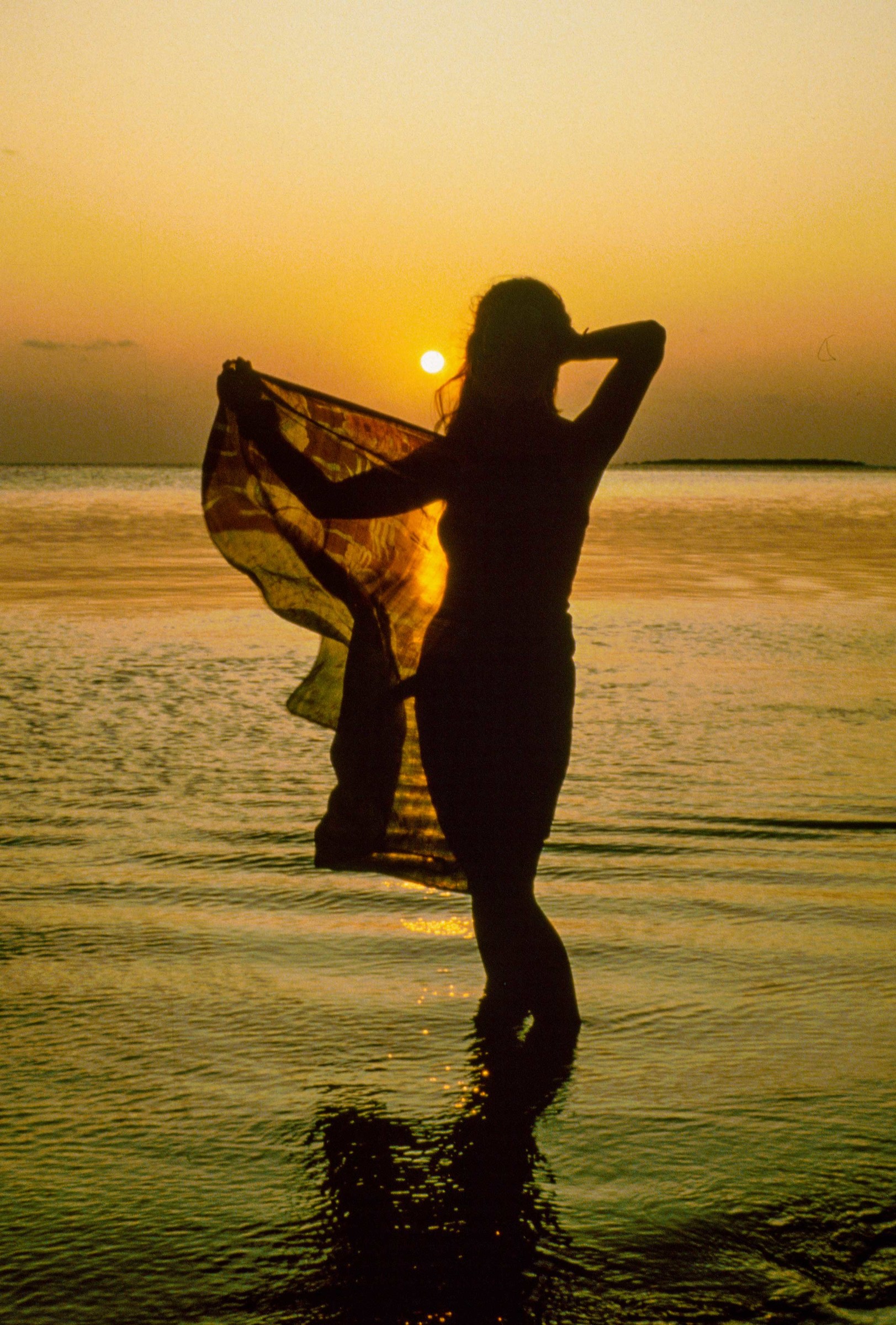 Sunset at the Maldives