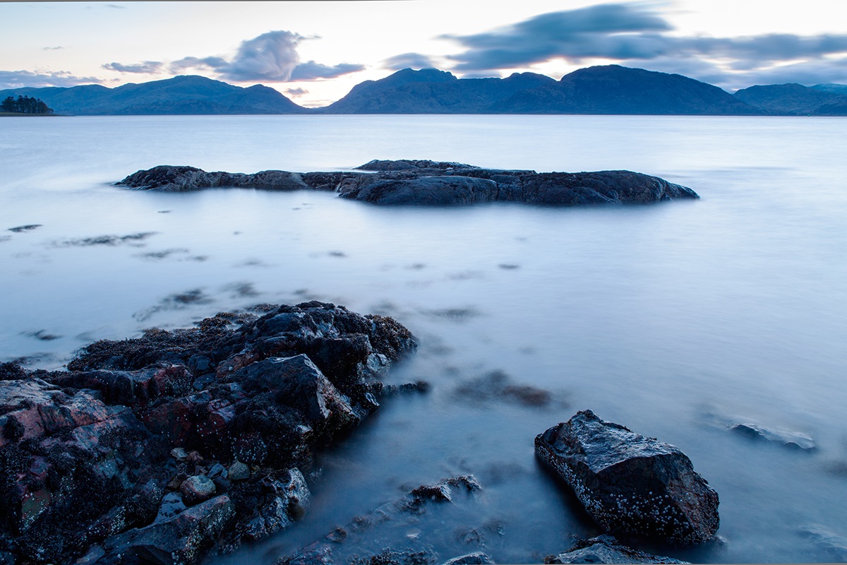 Sunset on Highlands, Scottland