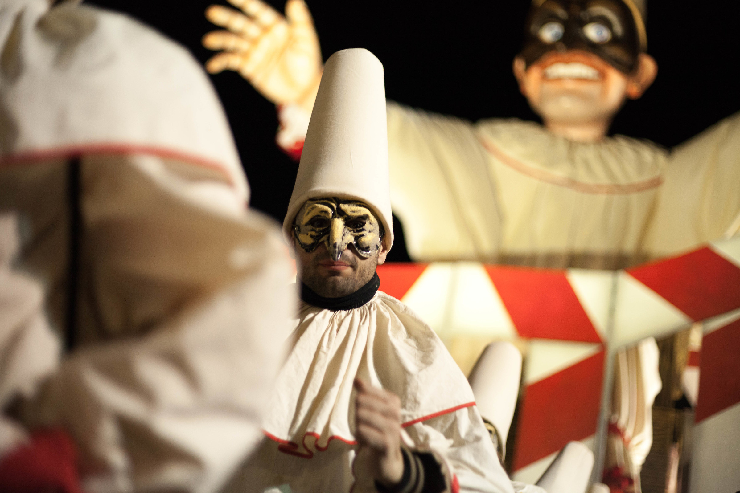 carnevale di viareggio particolare di una mascherina