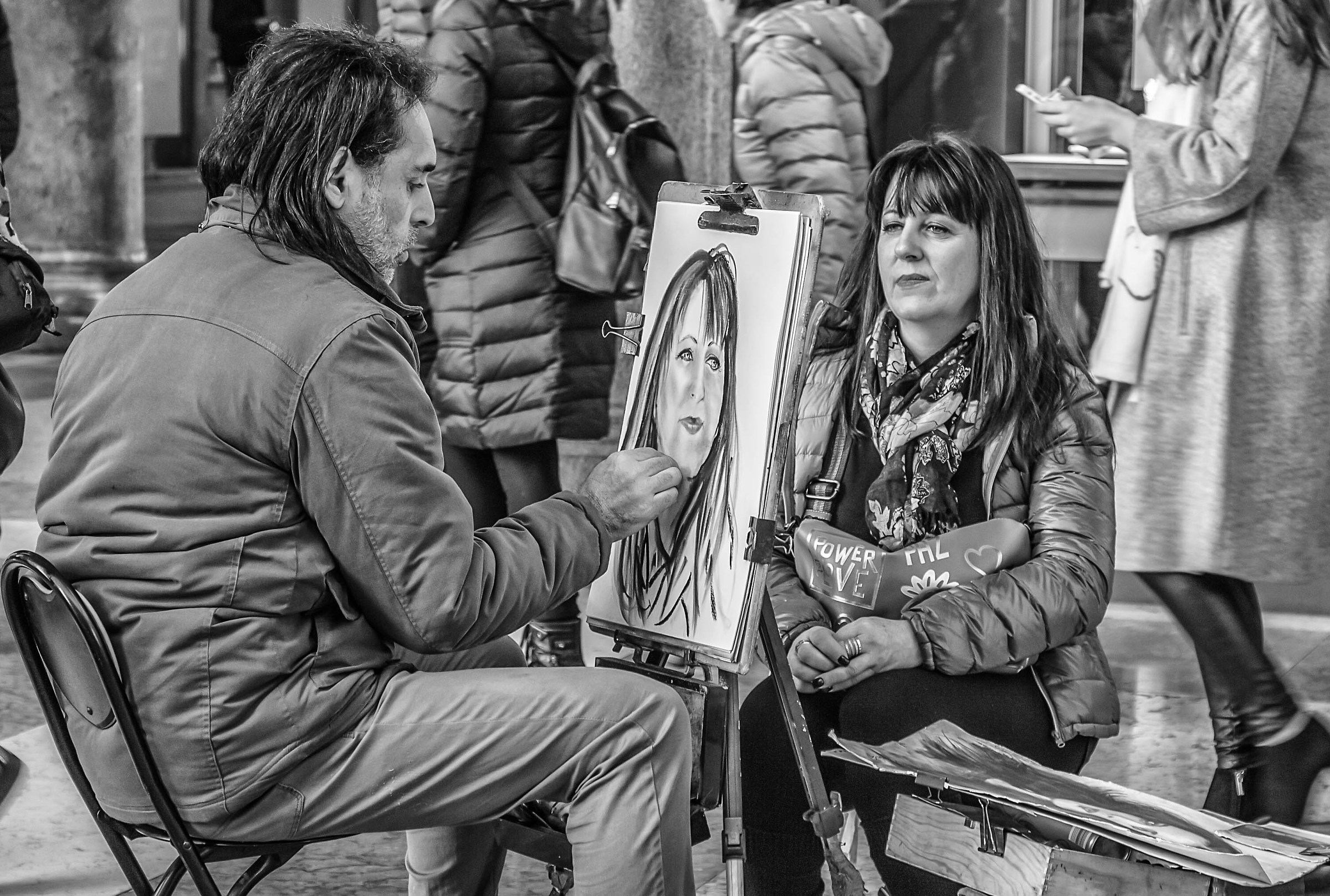 L'artista ritrattista