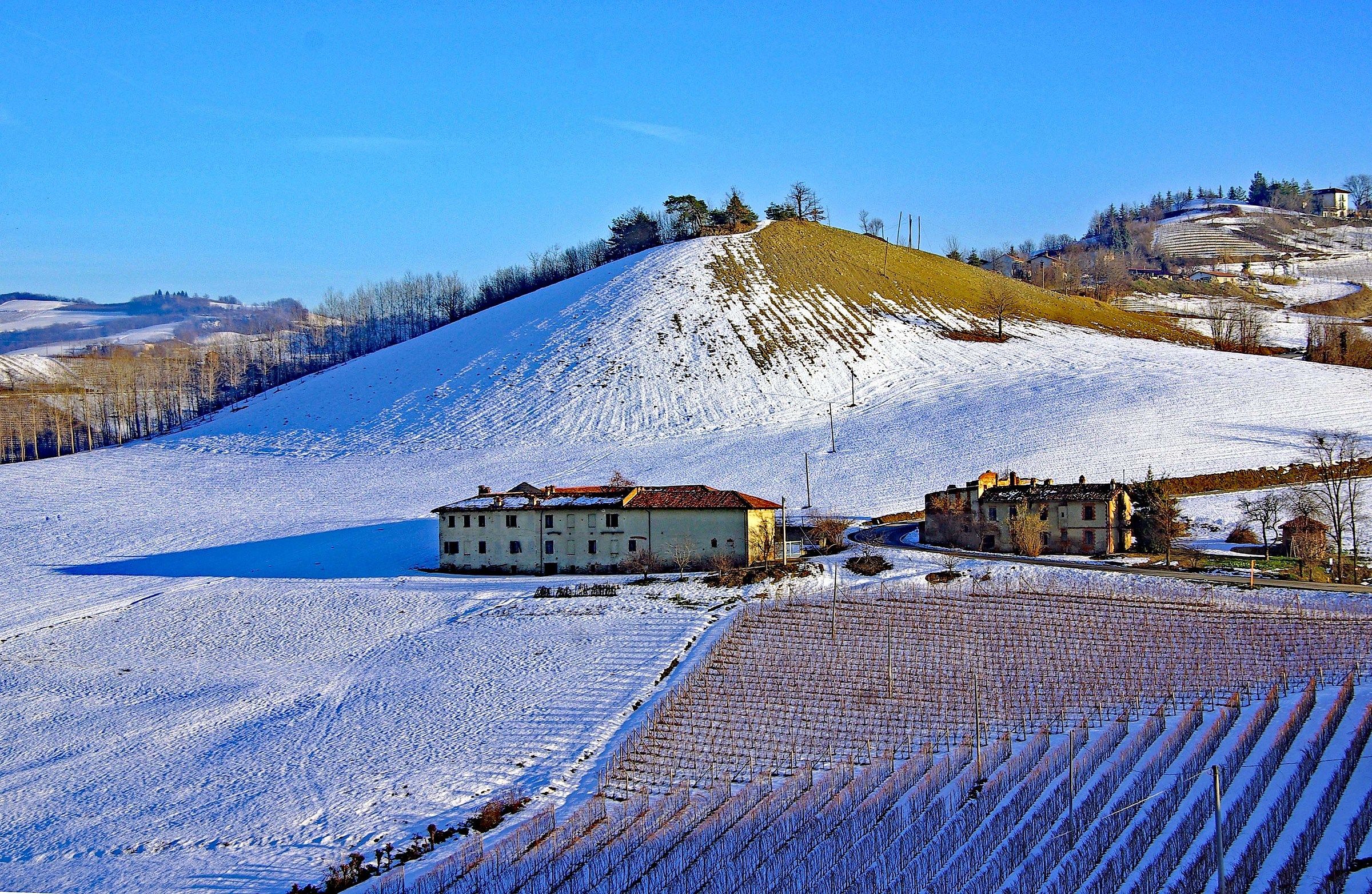 Langhe con la neve