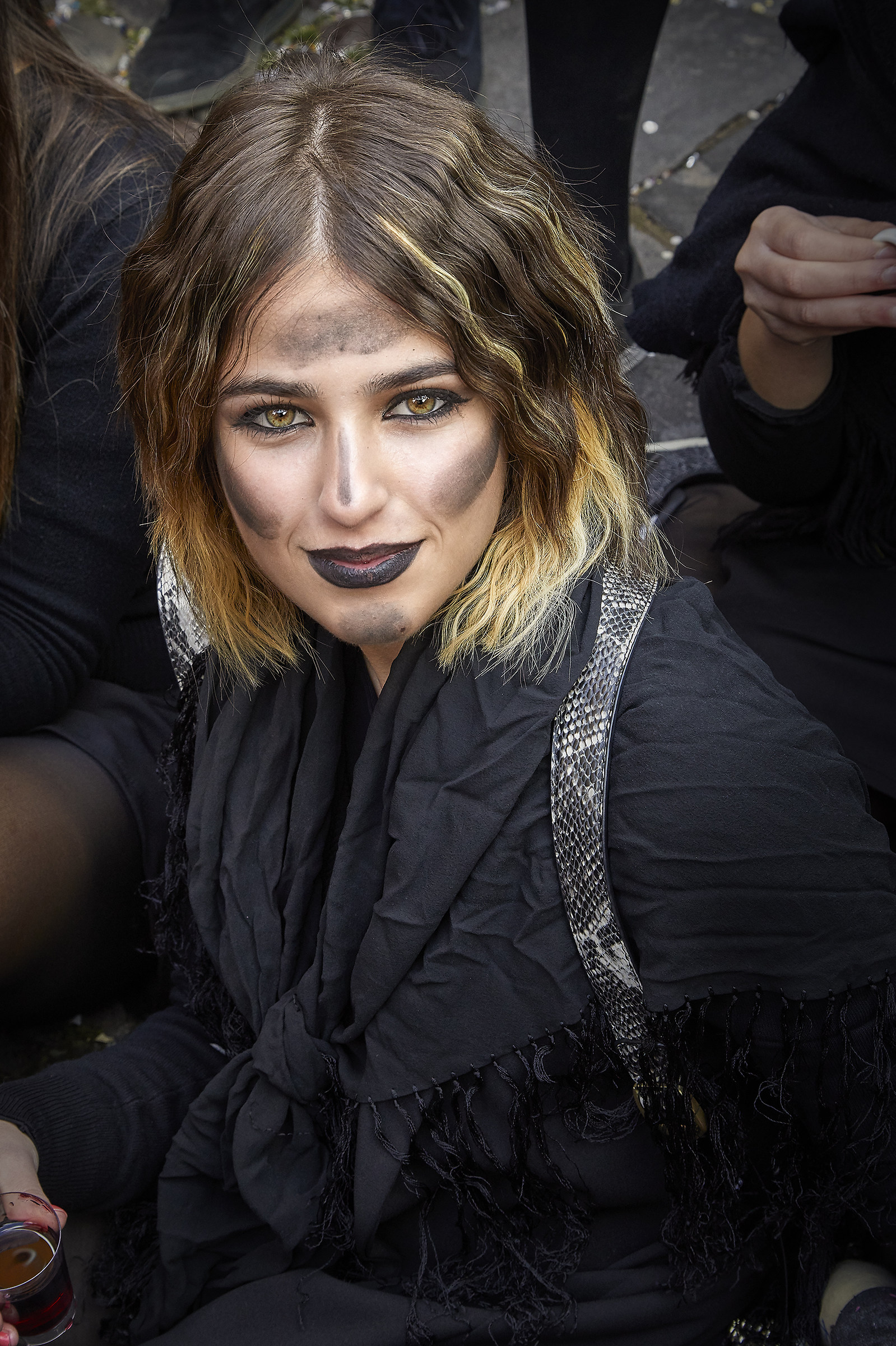 Occhi chiari al carnevale