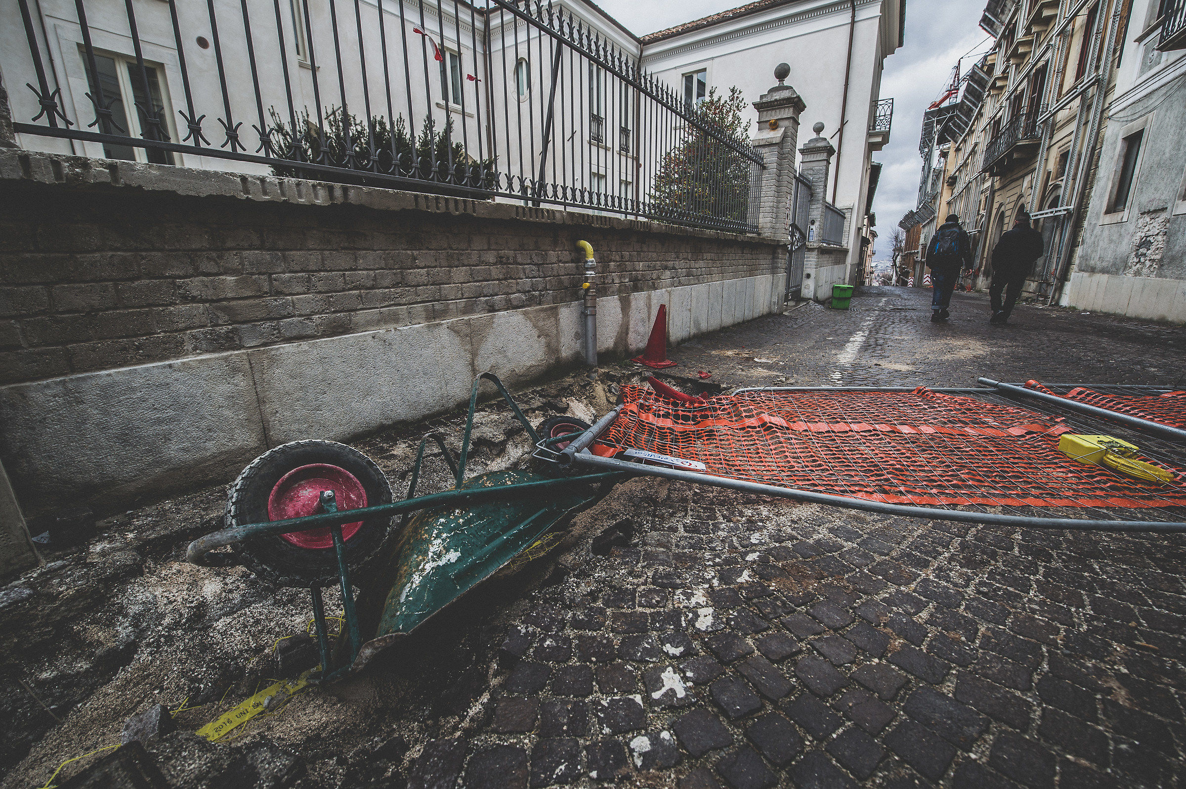 A trace of the "wheelbarrows movement"