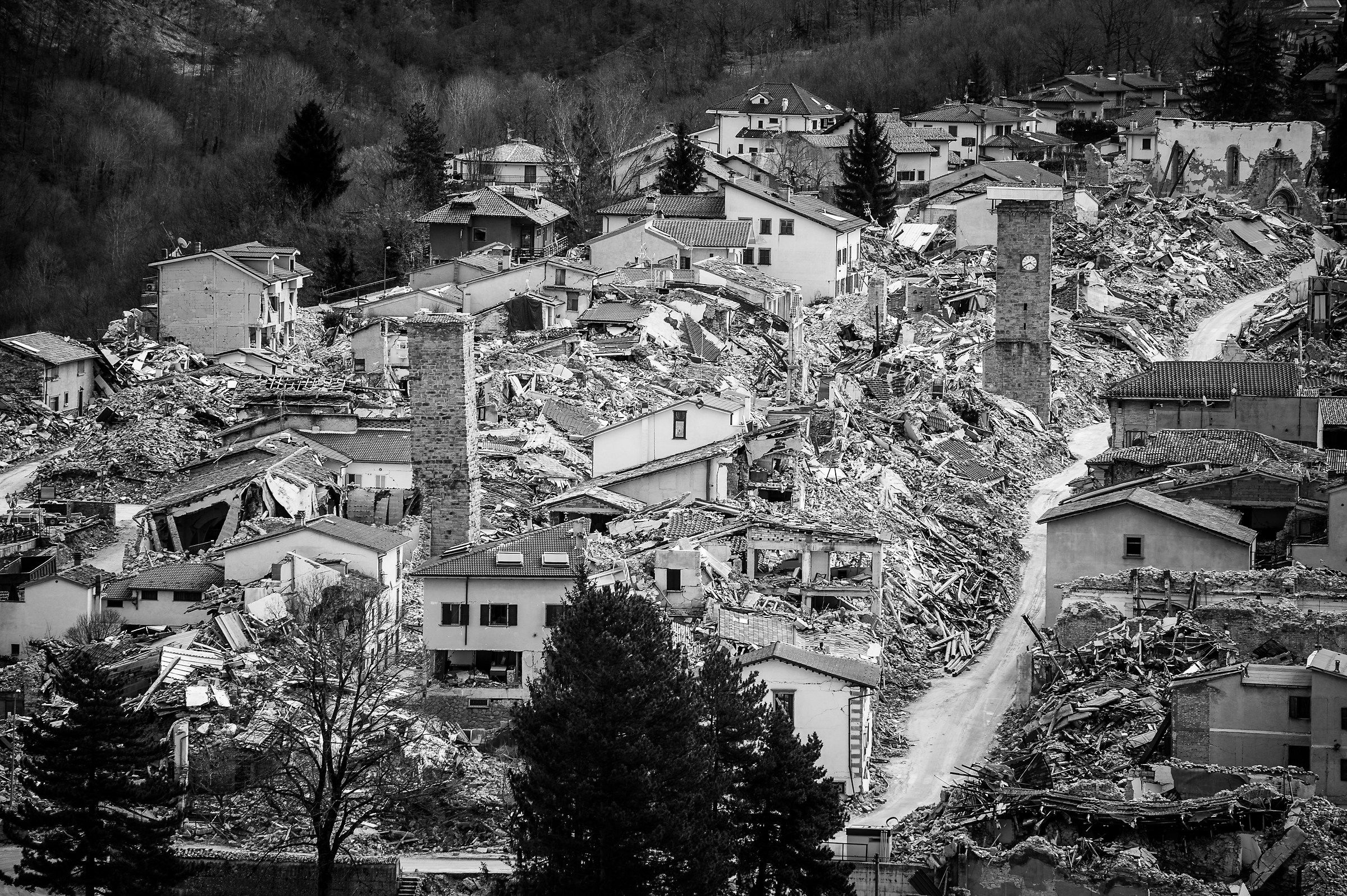 Amatrice, from above