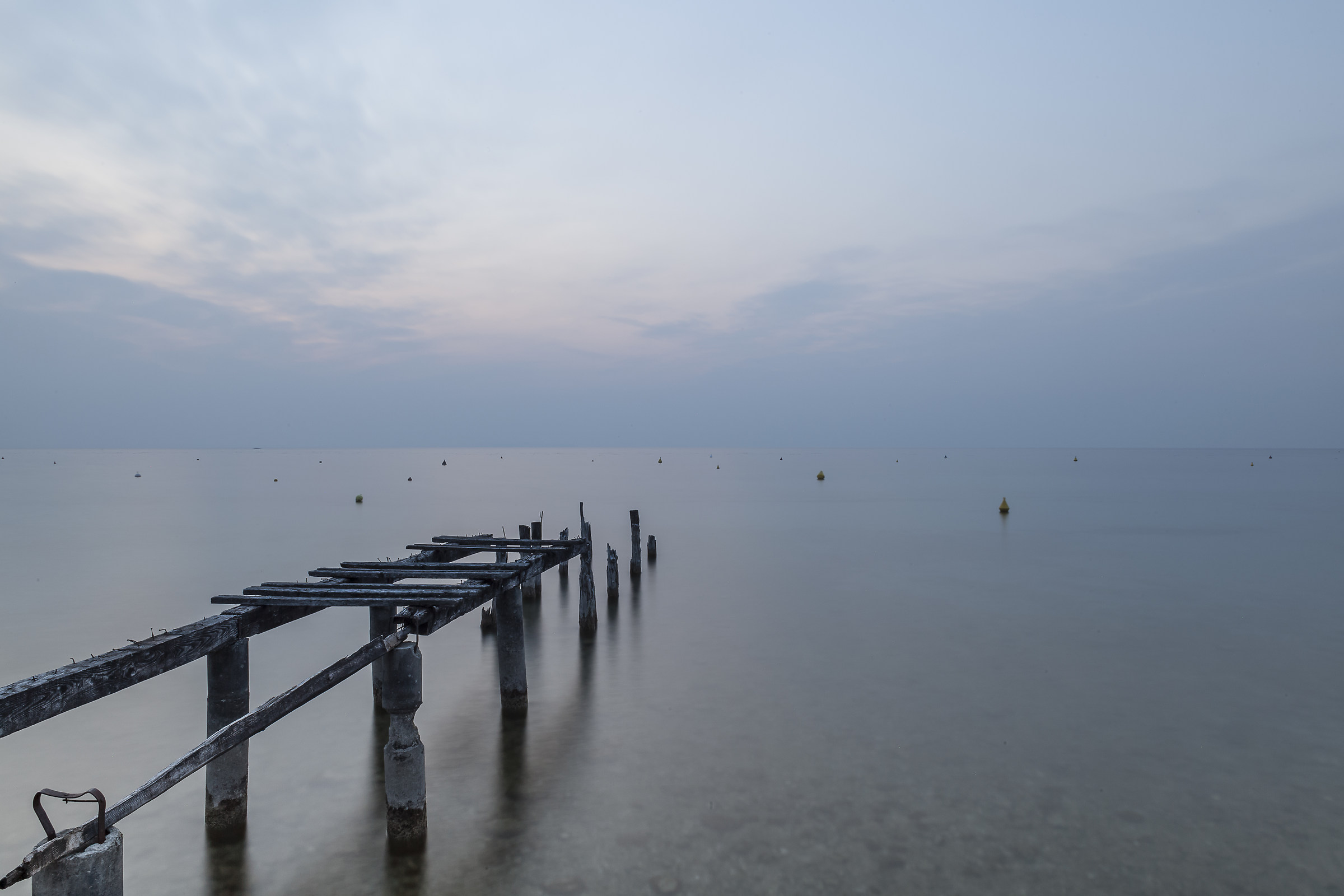 The pier or at least what remains of it