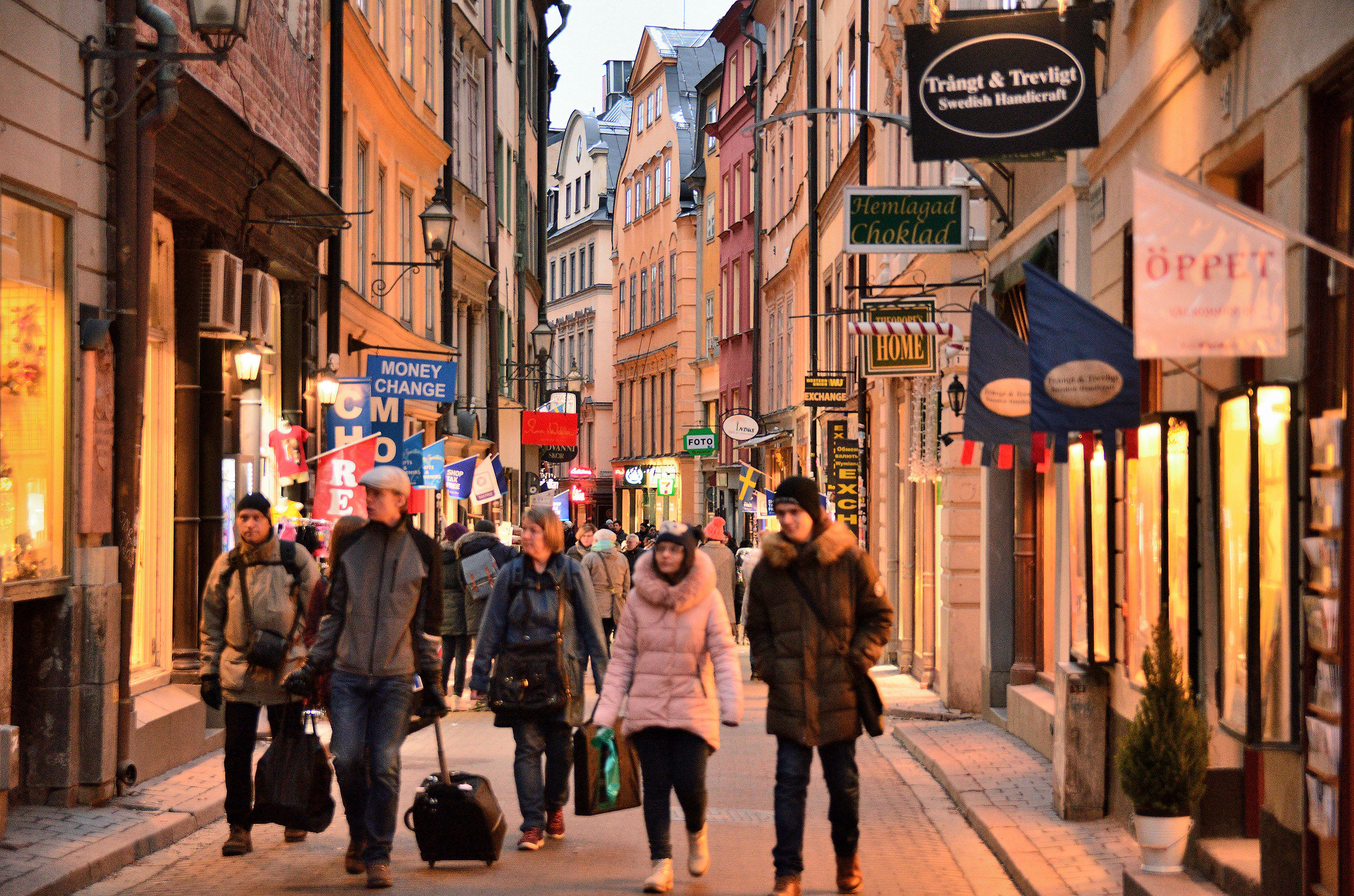 On the streets of Gamla Stan