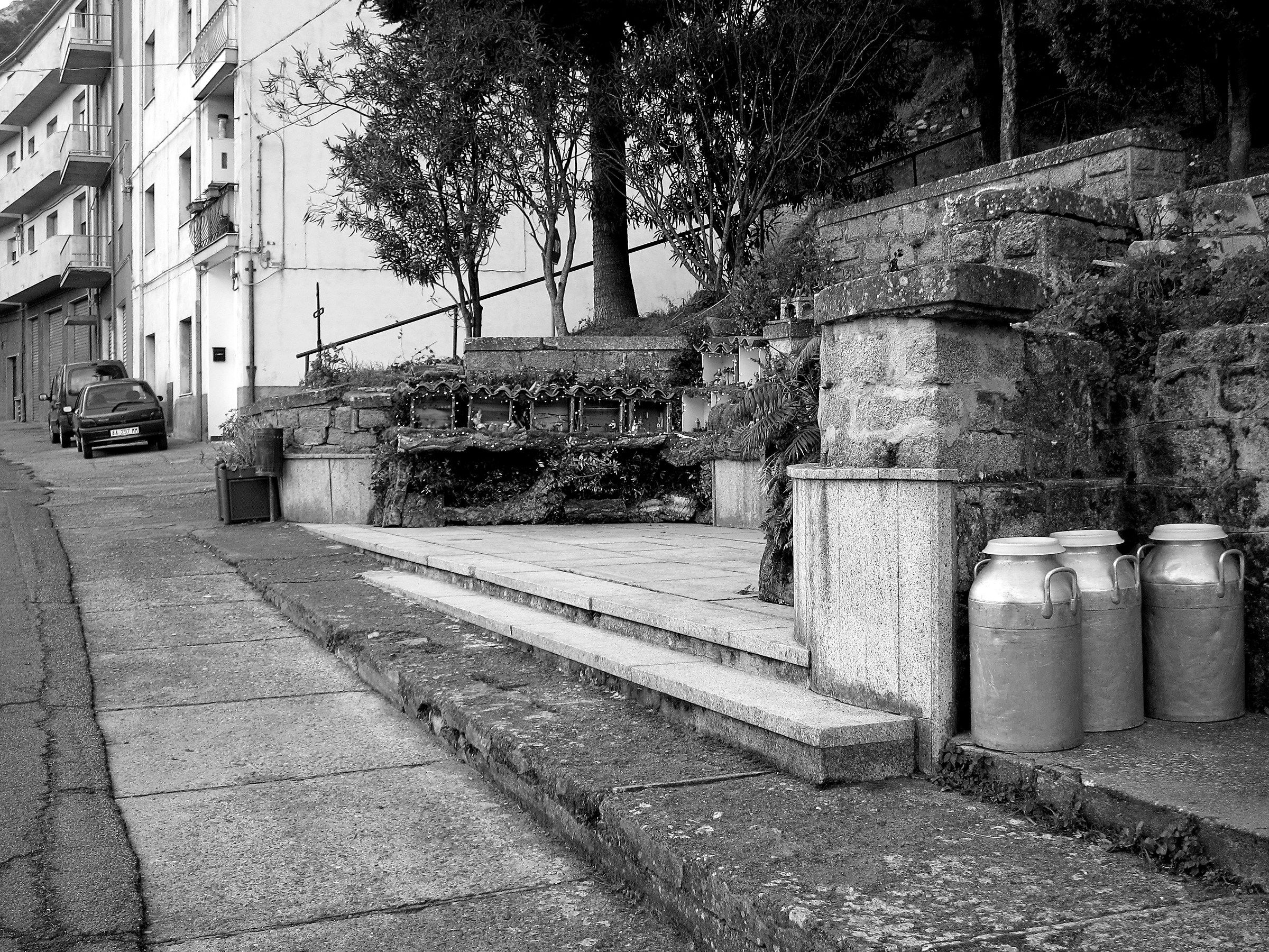 Contesto urbano in un piccolo centro della Sardegna