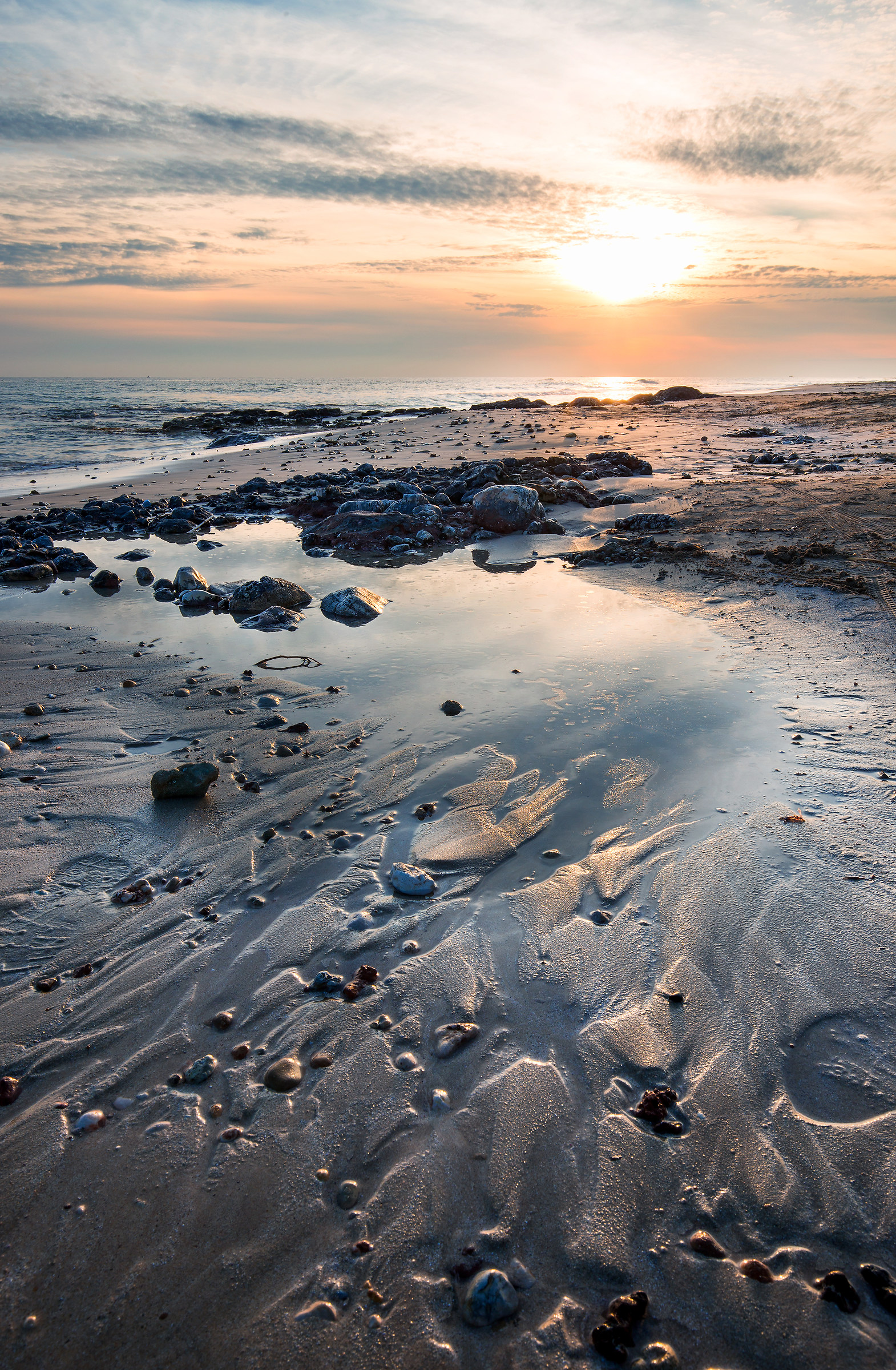 sunset on pescoluse - Salento