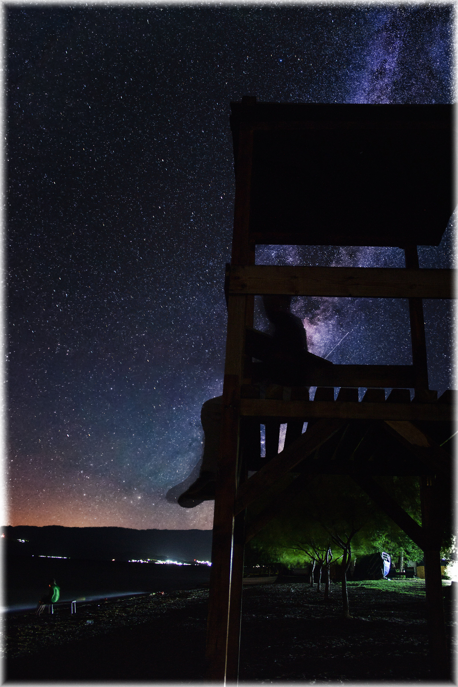 Chilling out under the stars