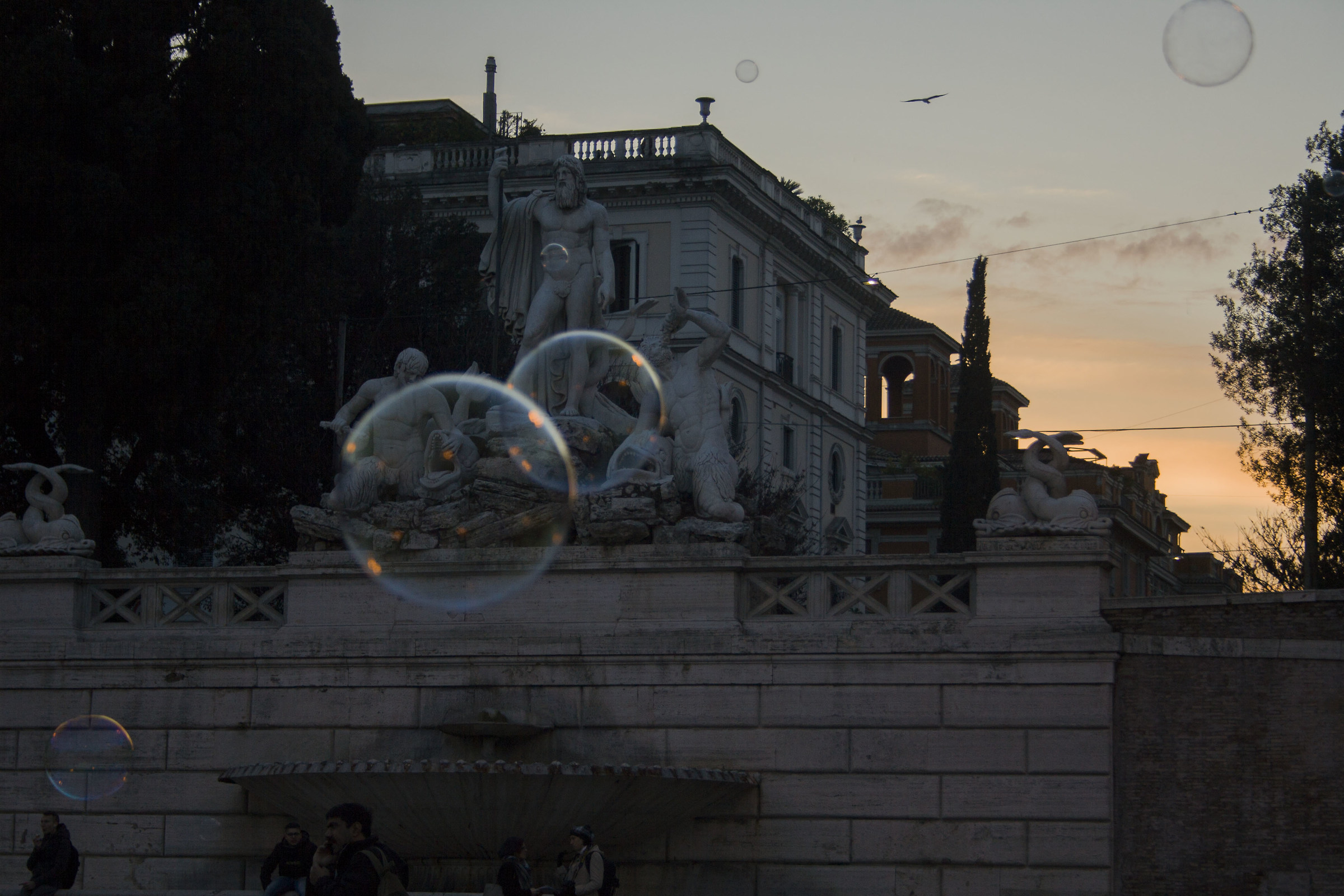 Roma fra bolle e tramonti