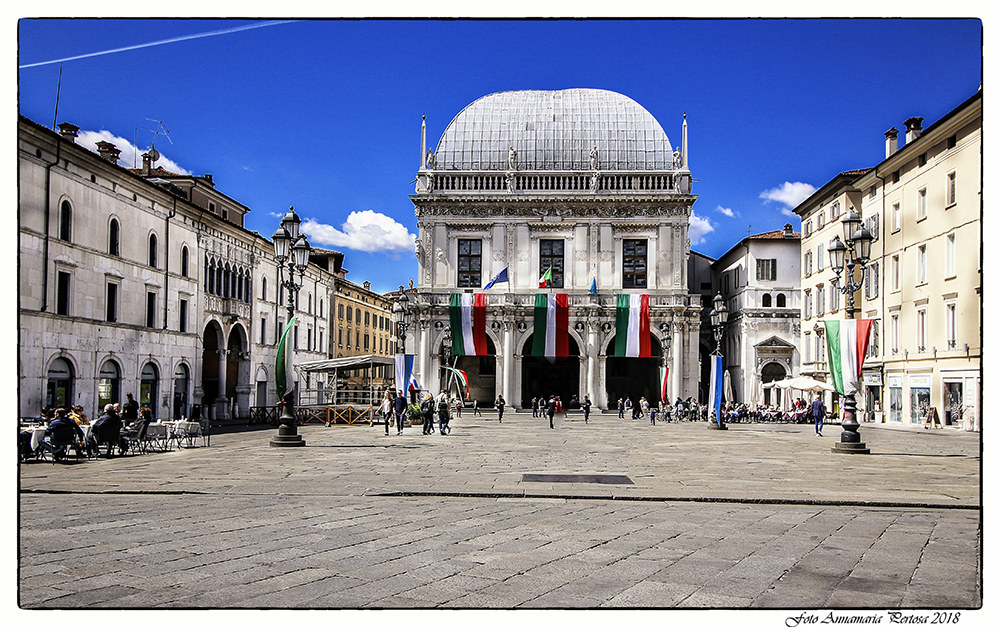 Piazza della Loggia in Brescia