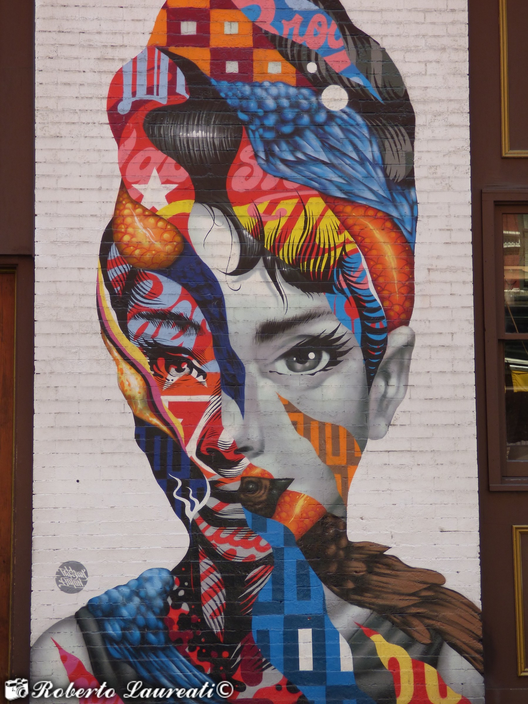 Audrey (Street Art in Little Italy)