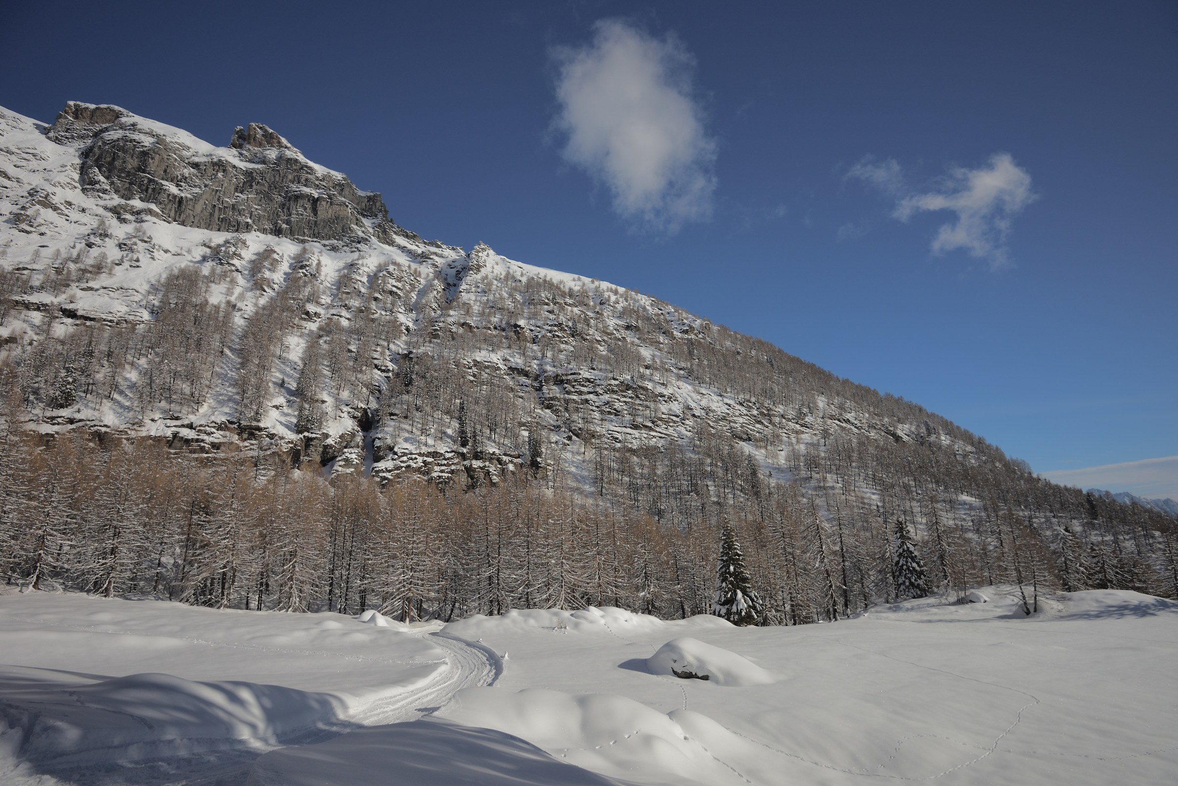 the basin of the Alpe Solcio