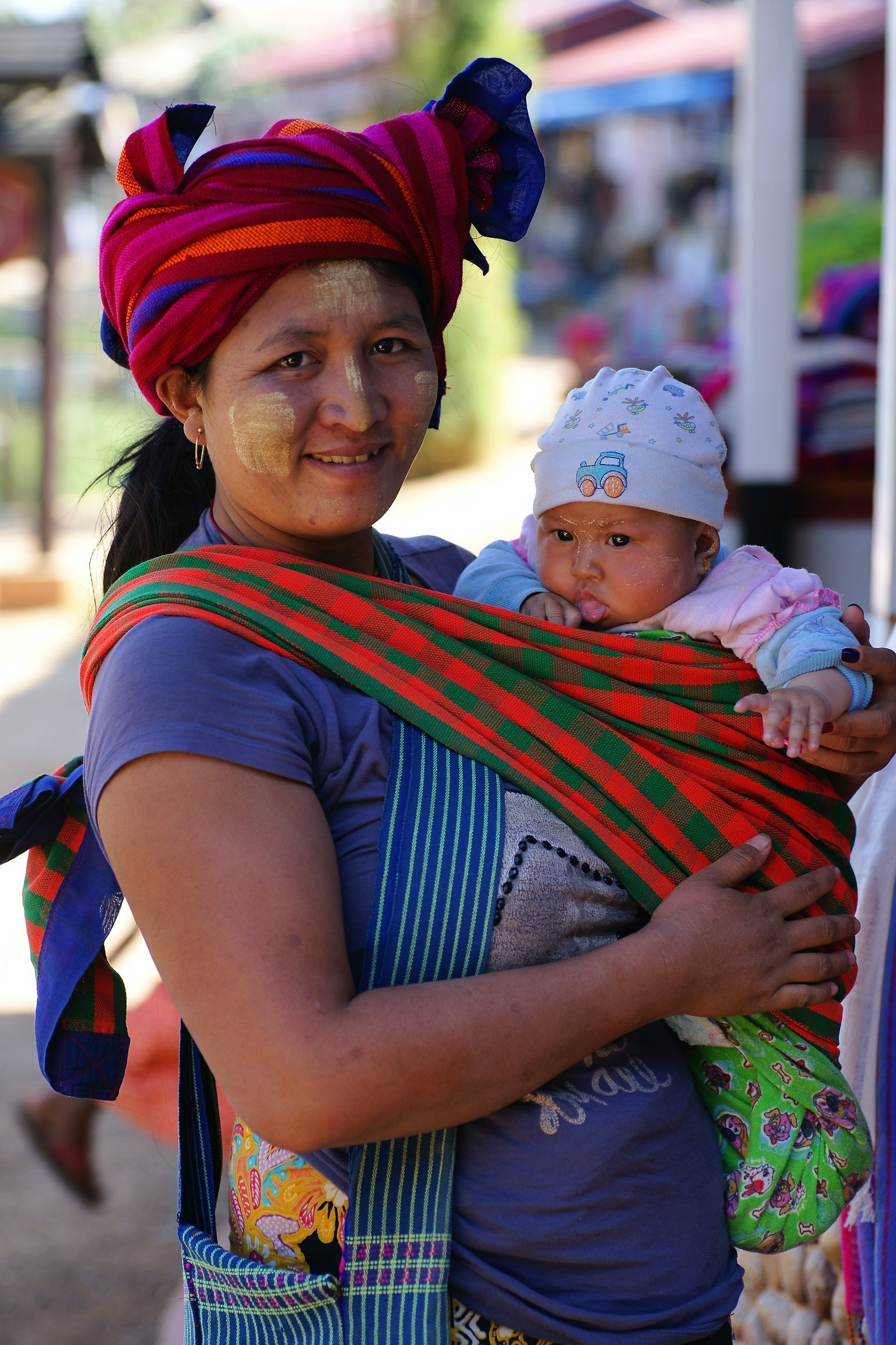 Pan mother and child