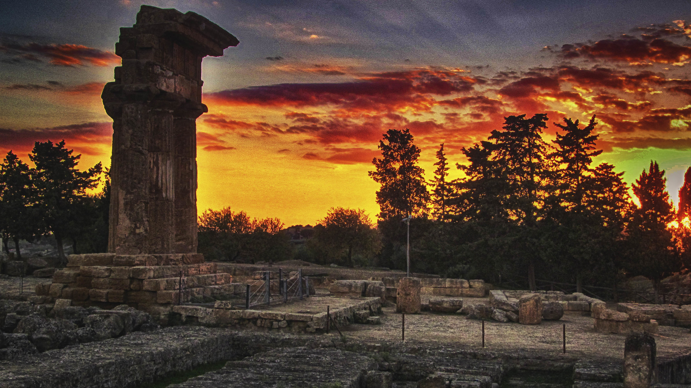 Sunset at the Valley of the Temples