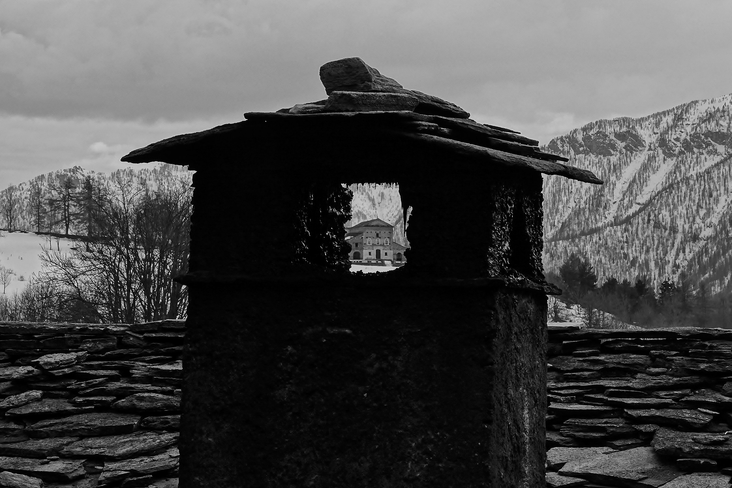 the sanctuary ... through the chimney