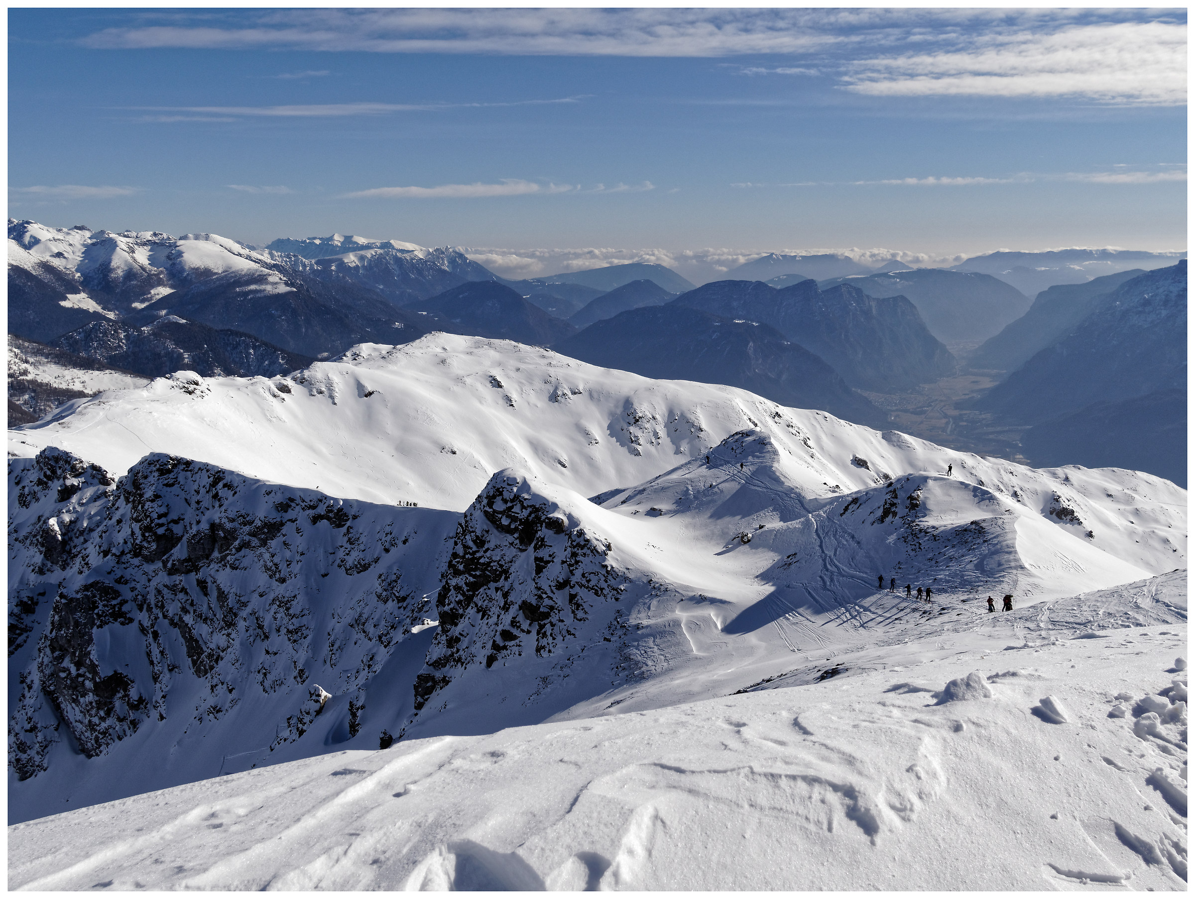 Cima Hoabonti - vista su m.te Cola e Valsugana