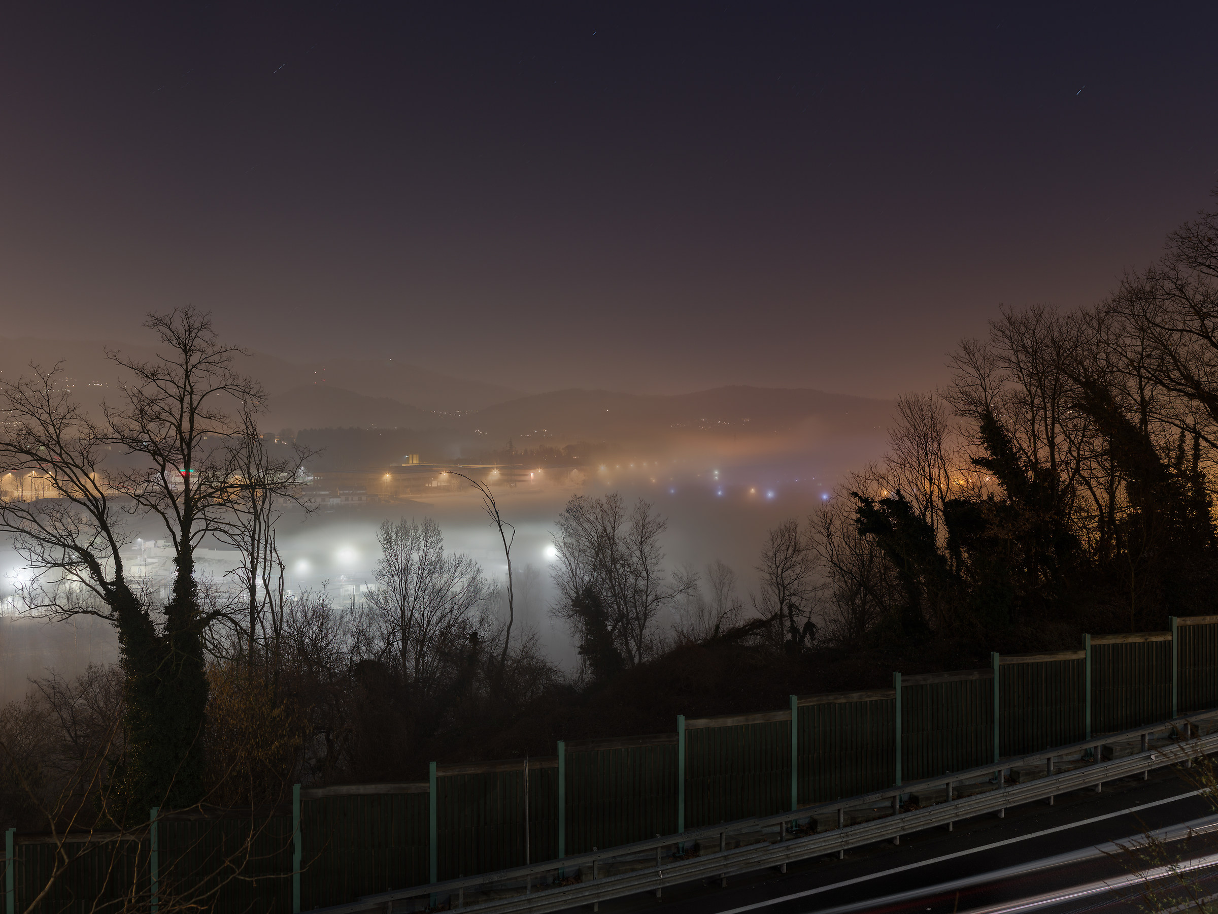 Nebbia sulle carceri del Bassone
