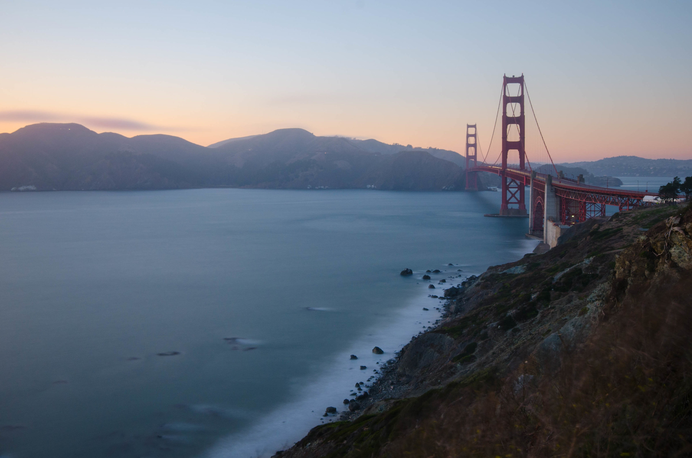 Sunset Frisco at the Golden Gate Bridge