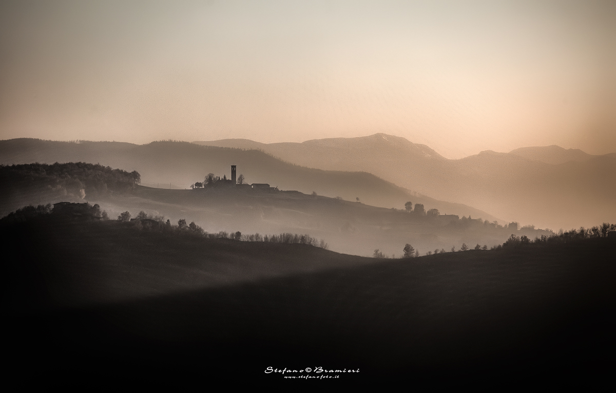 Sunset in the valley