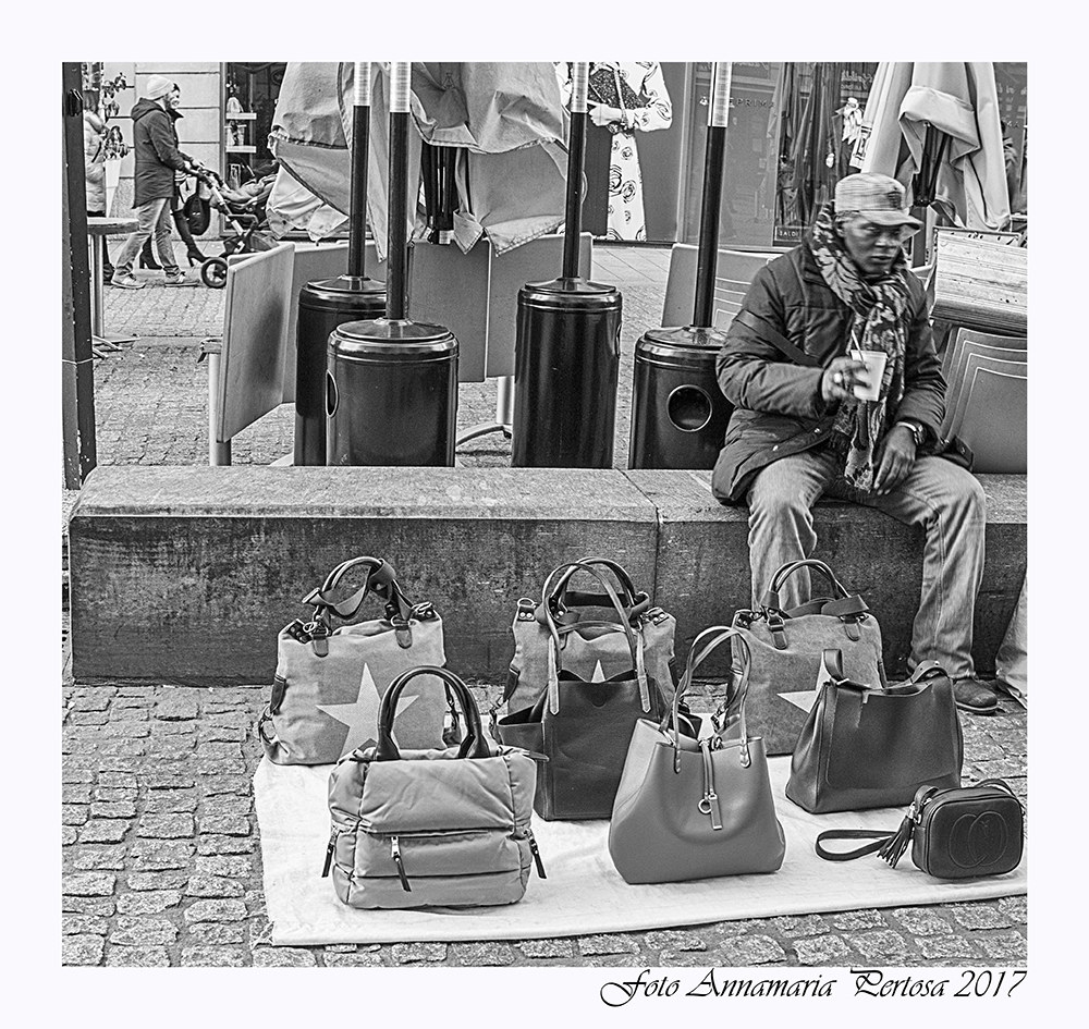 Aasim and his designer bags