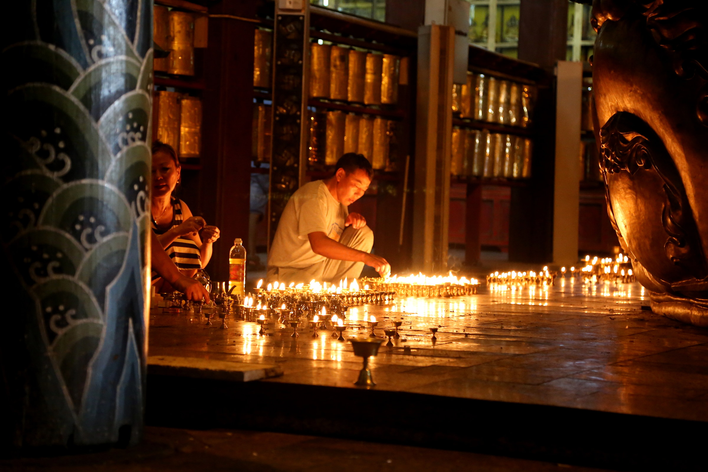 mongolia: in the temple of Ulambator