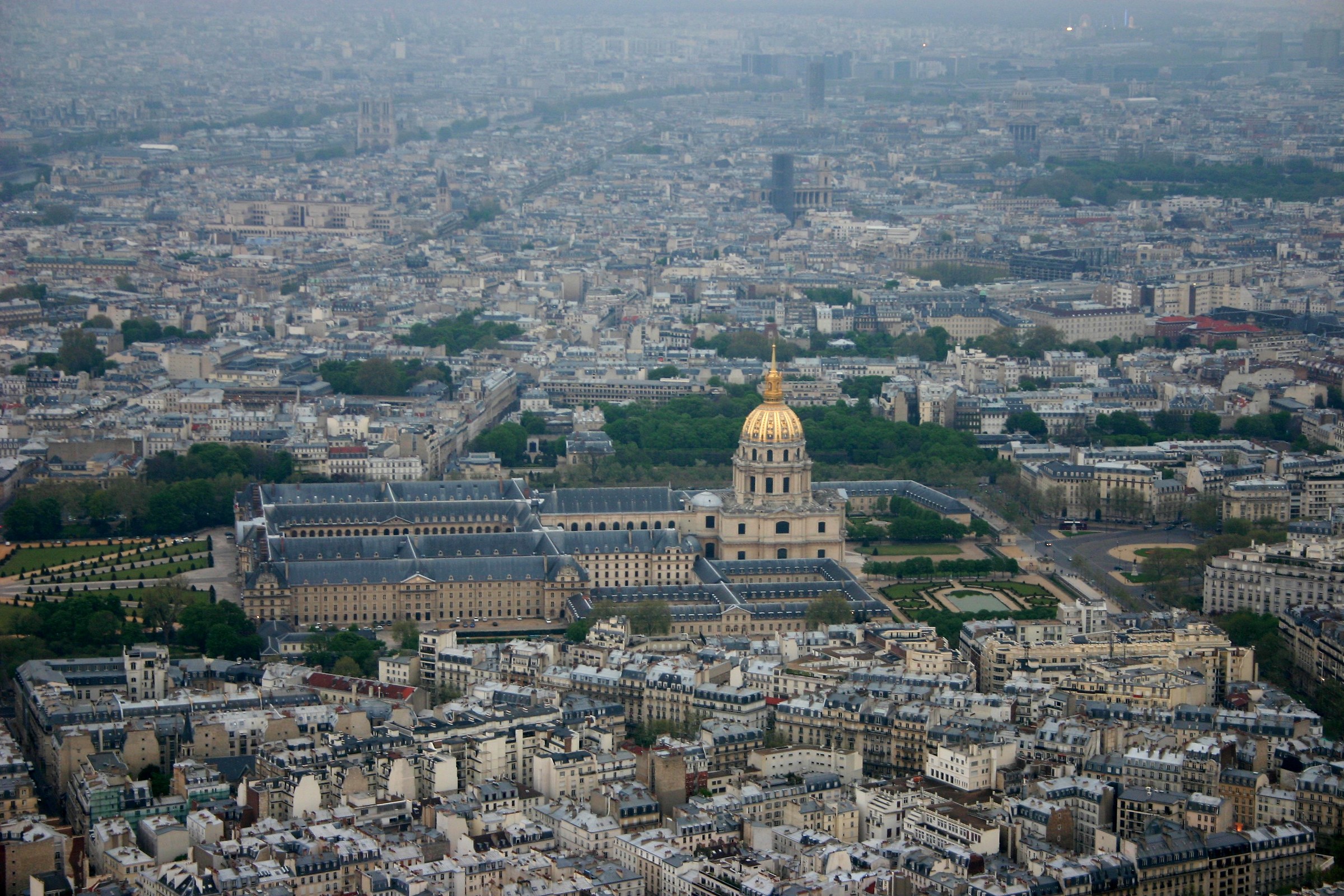 A look from the Eiffel tower