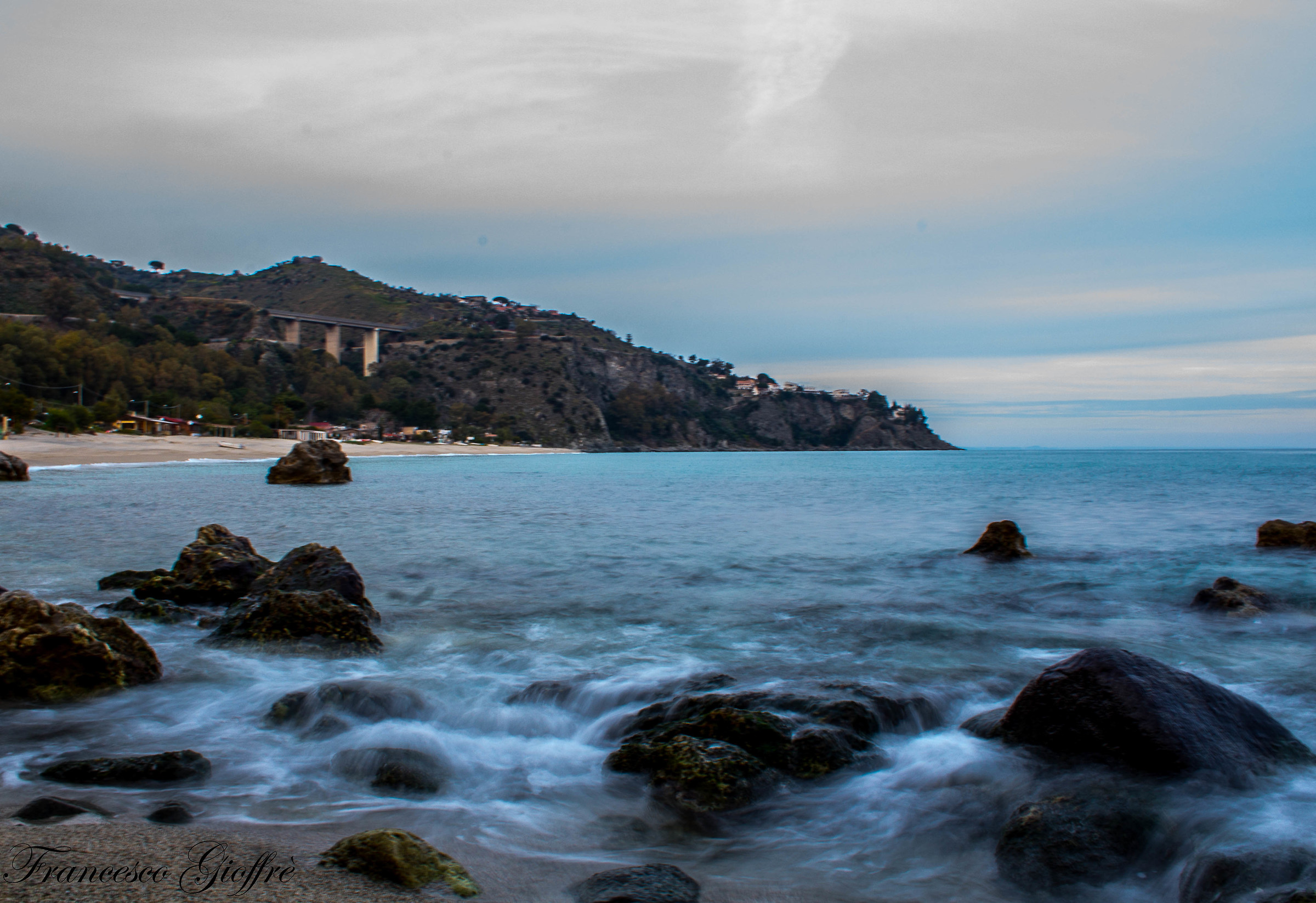 Bay of Caminia from the sea