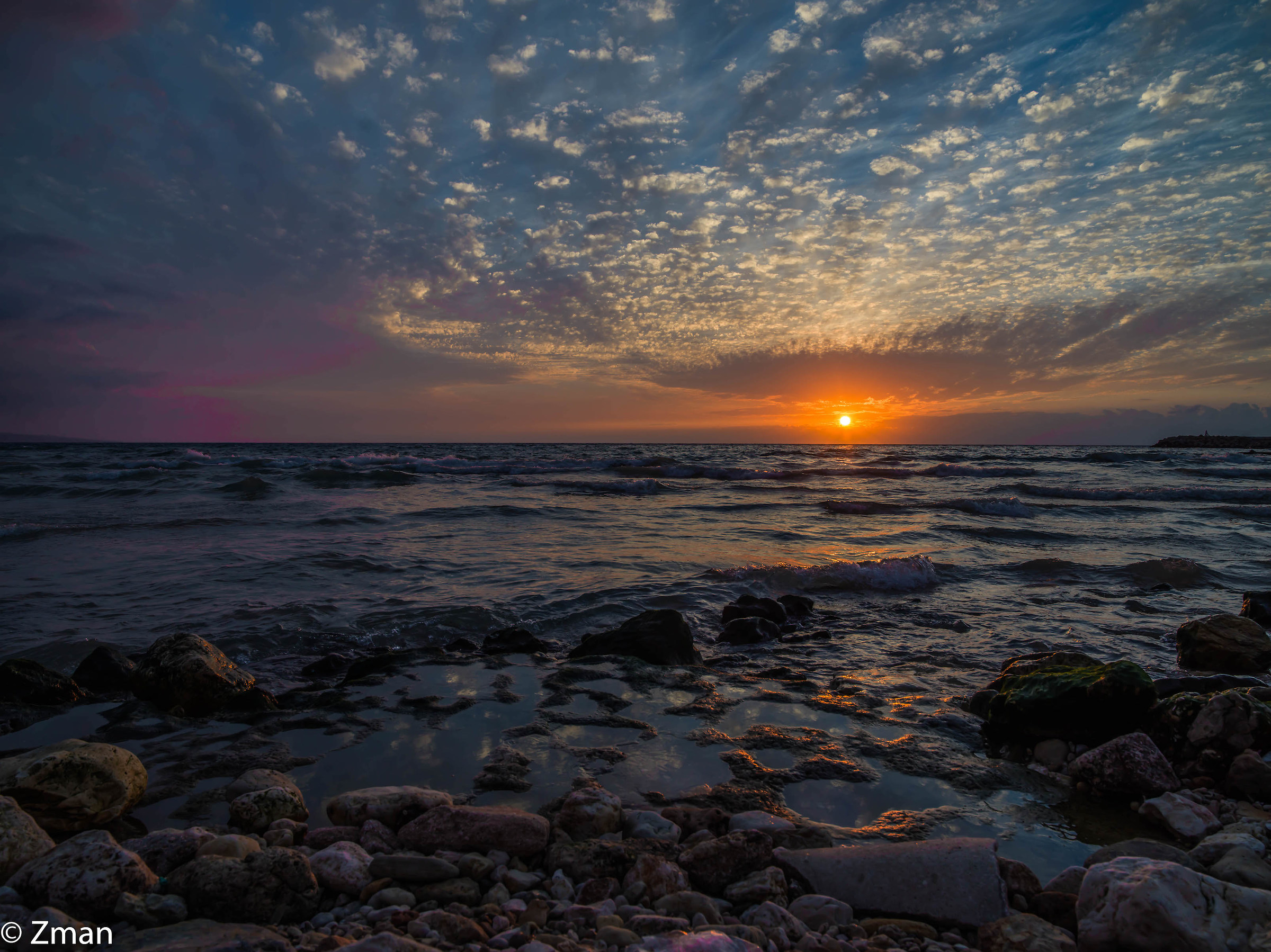 Tramonto sulla spiaggia di White Sands