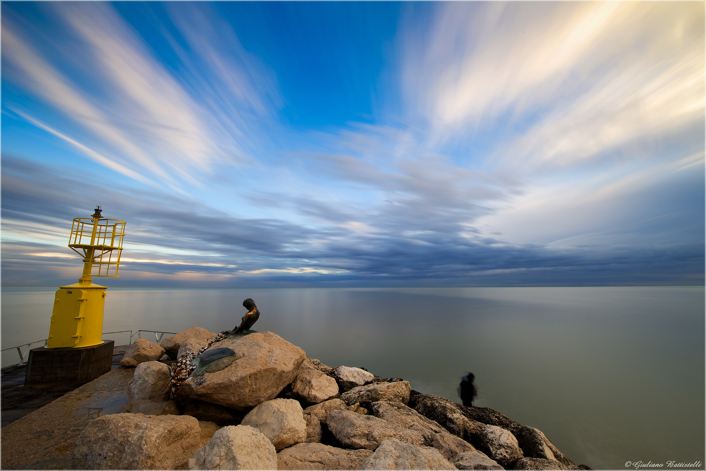 Fishing in the rough ...
