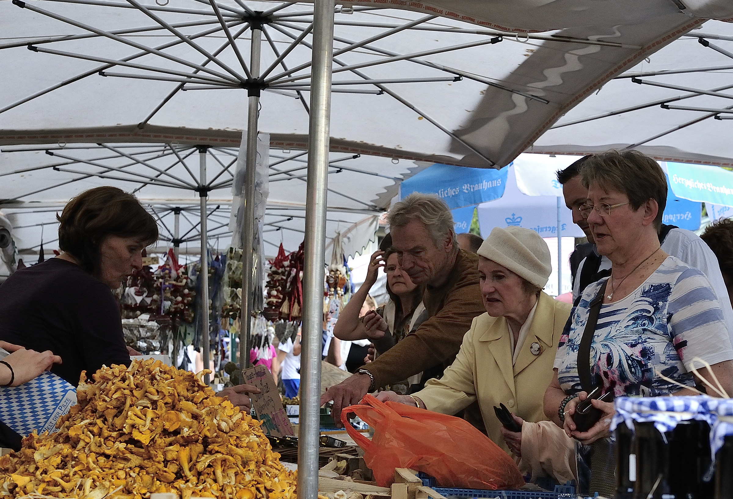 at the Munich market