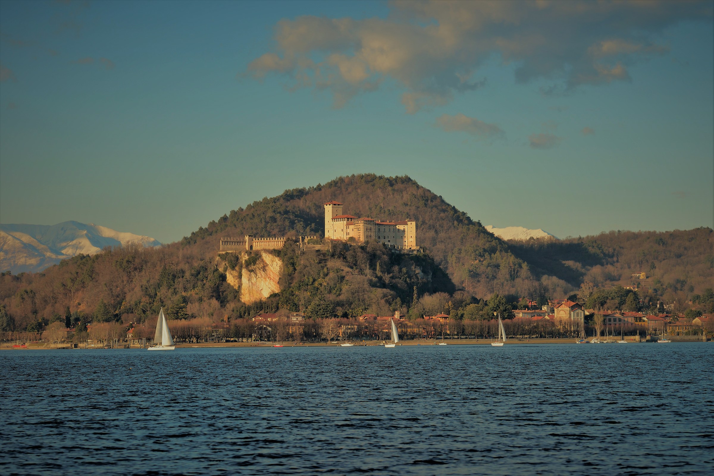 the Rocca di Angera from Arona