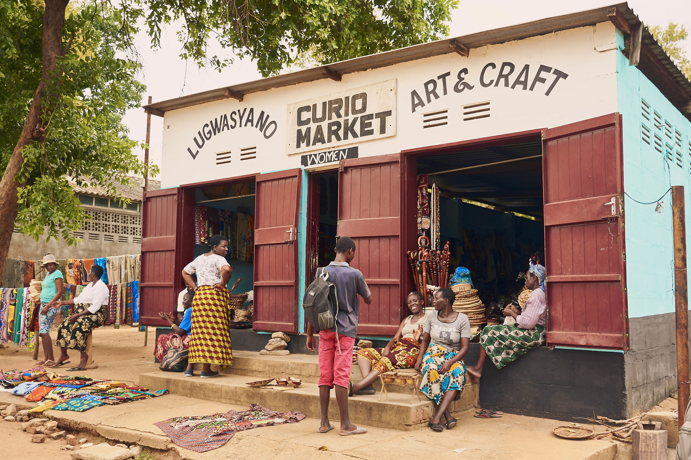 "Women's" Market at Victoria Falls Zimbabwe