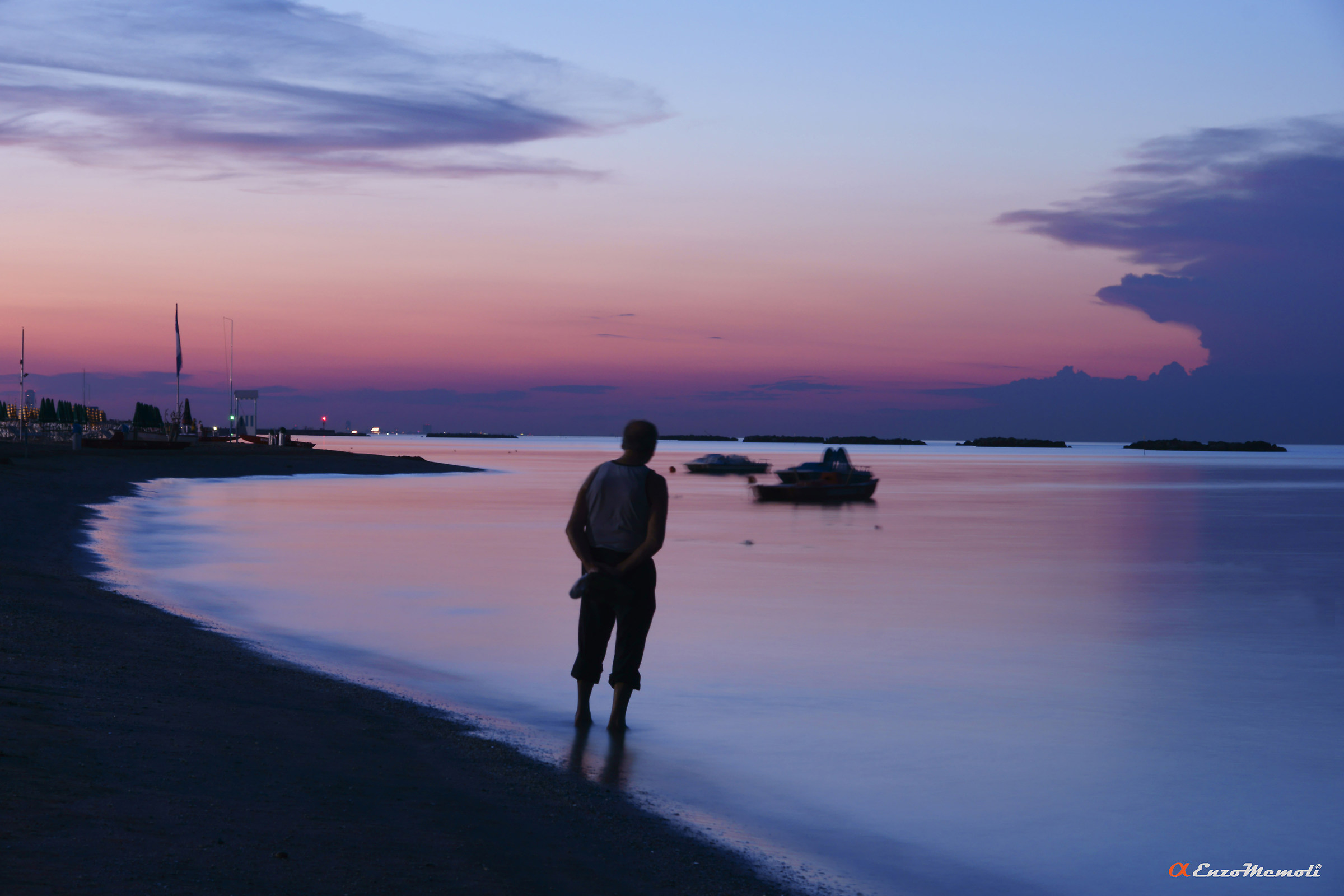 "at nightfall"