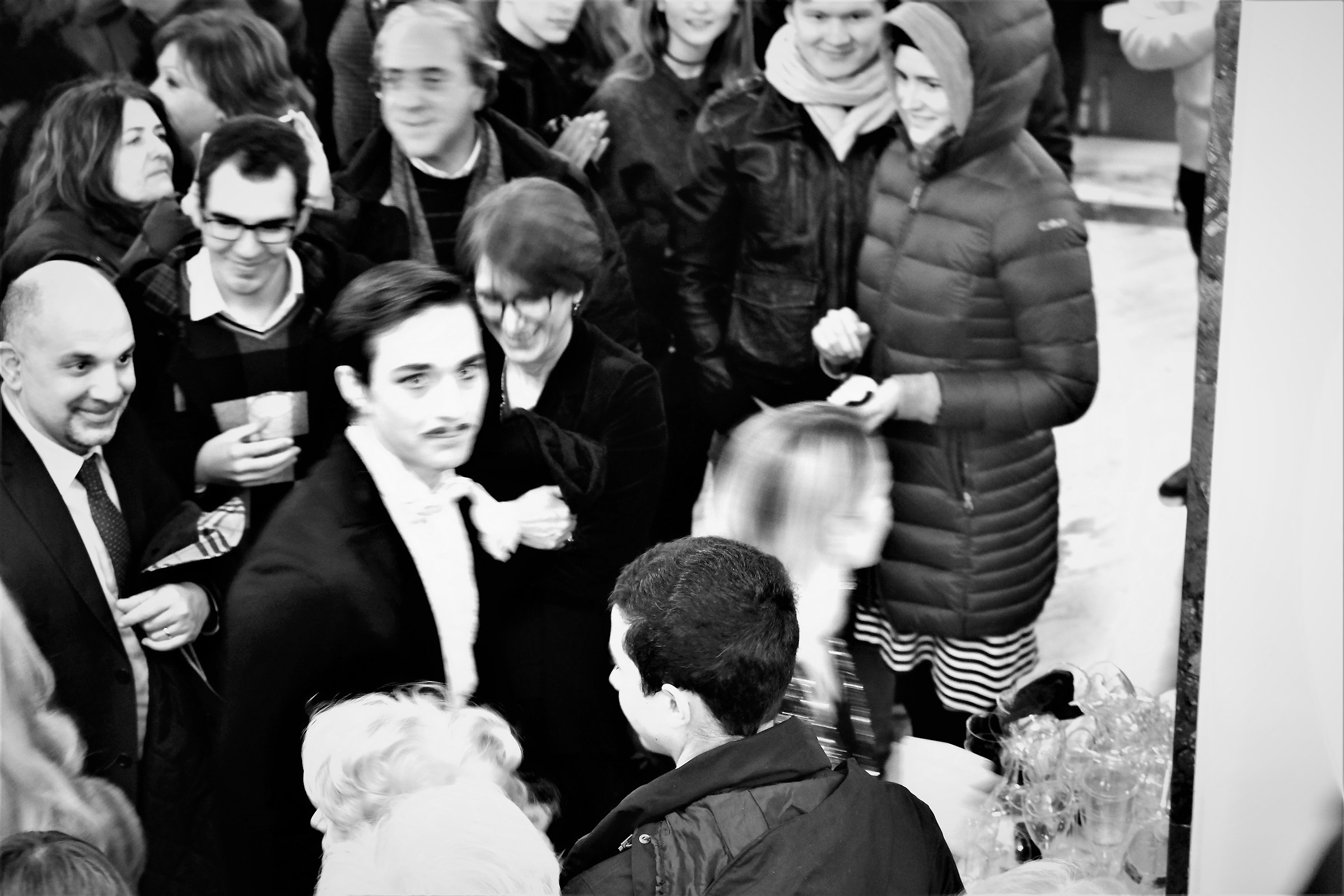 Il primo ballerino all'uscita