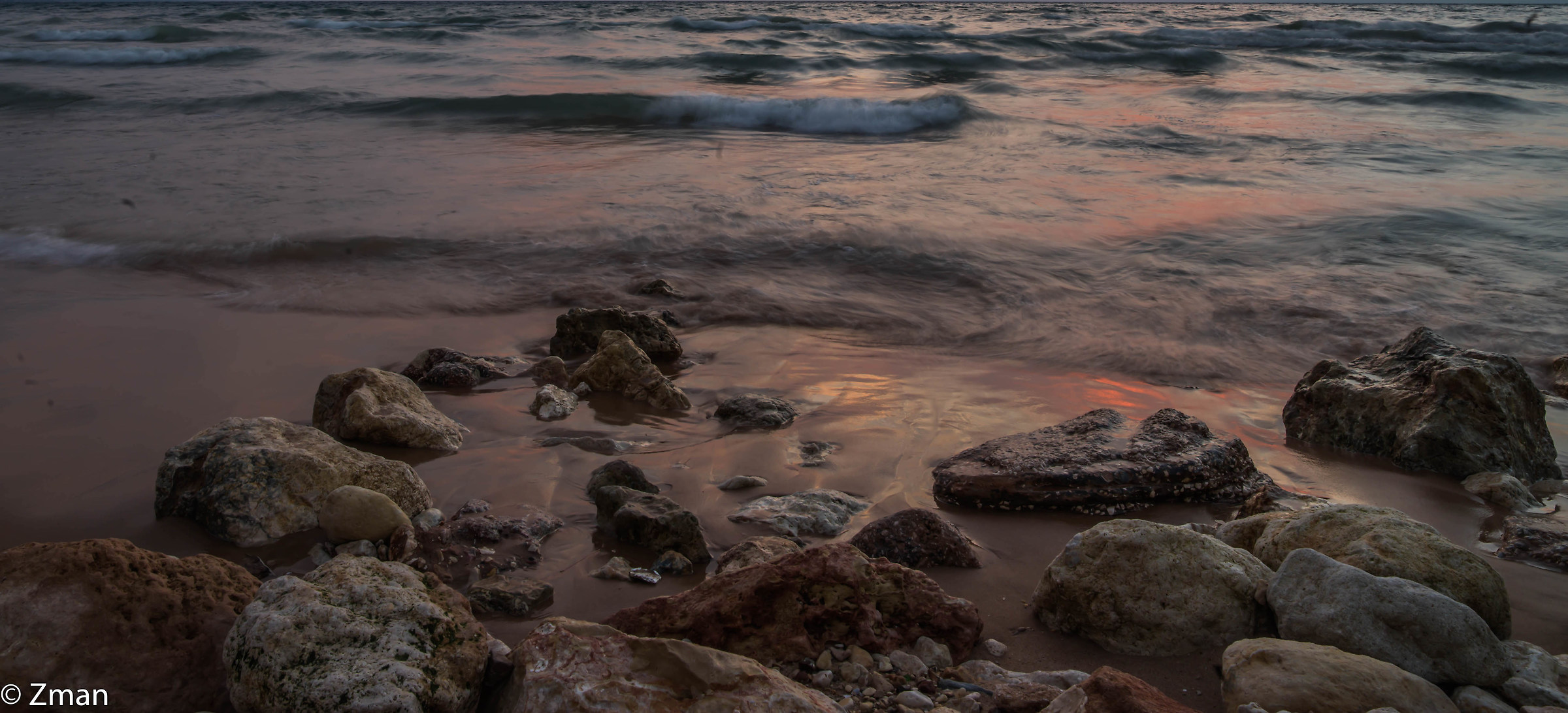 Tramonto sulla spiaggia di White Sands