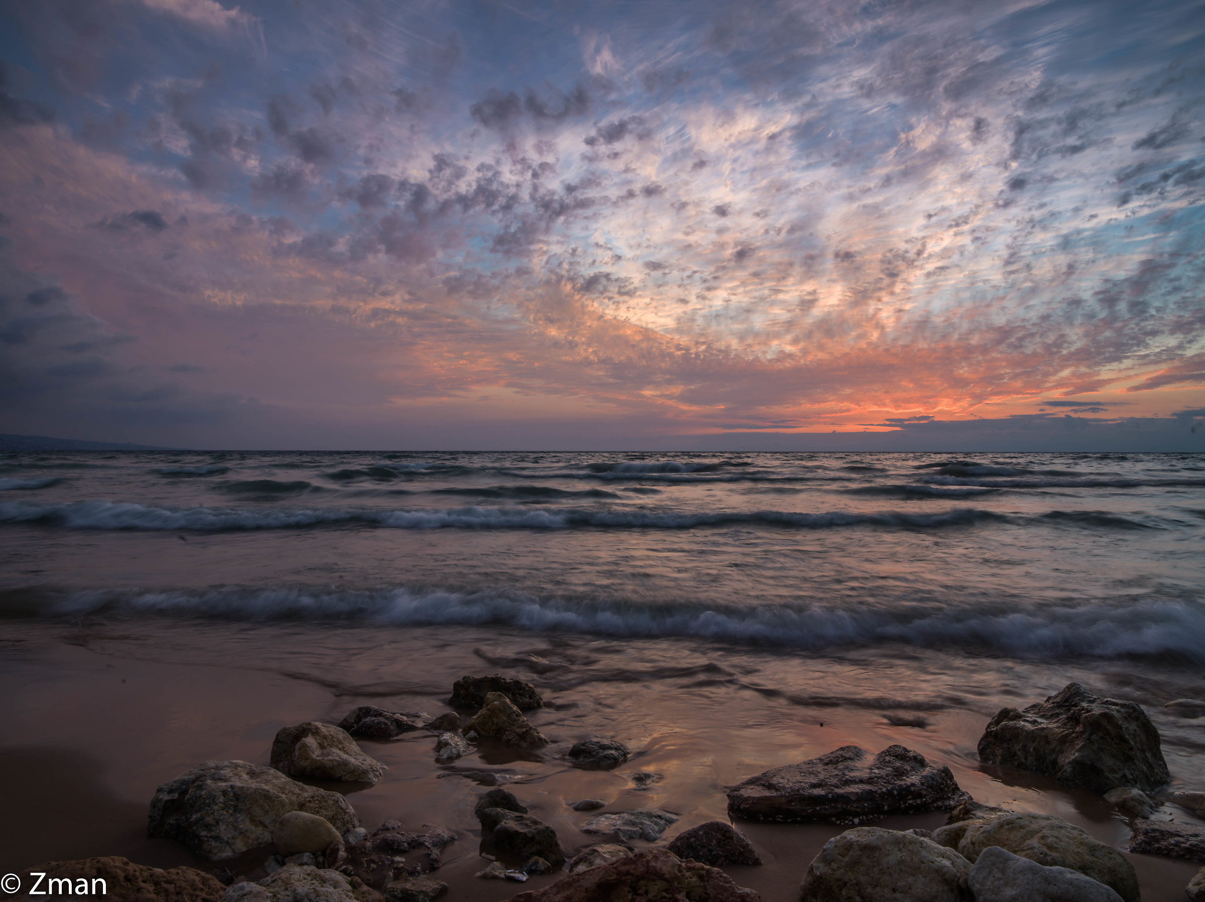 Tramonto sulla spiaggia di White Sands