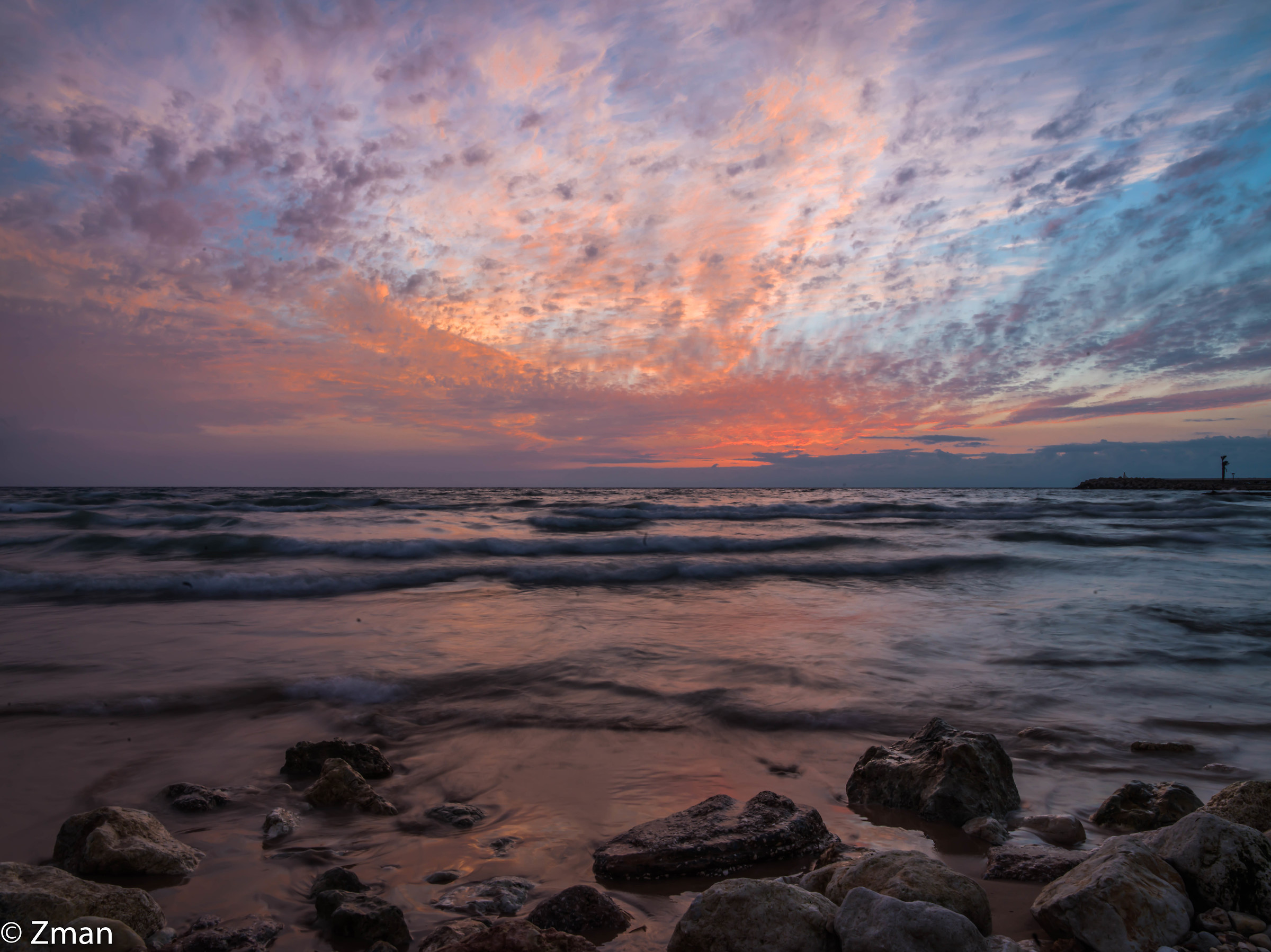 Tramonto sulla spiaggia di White Sands