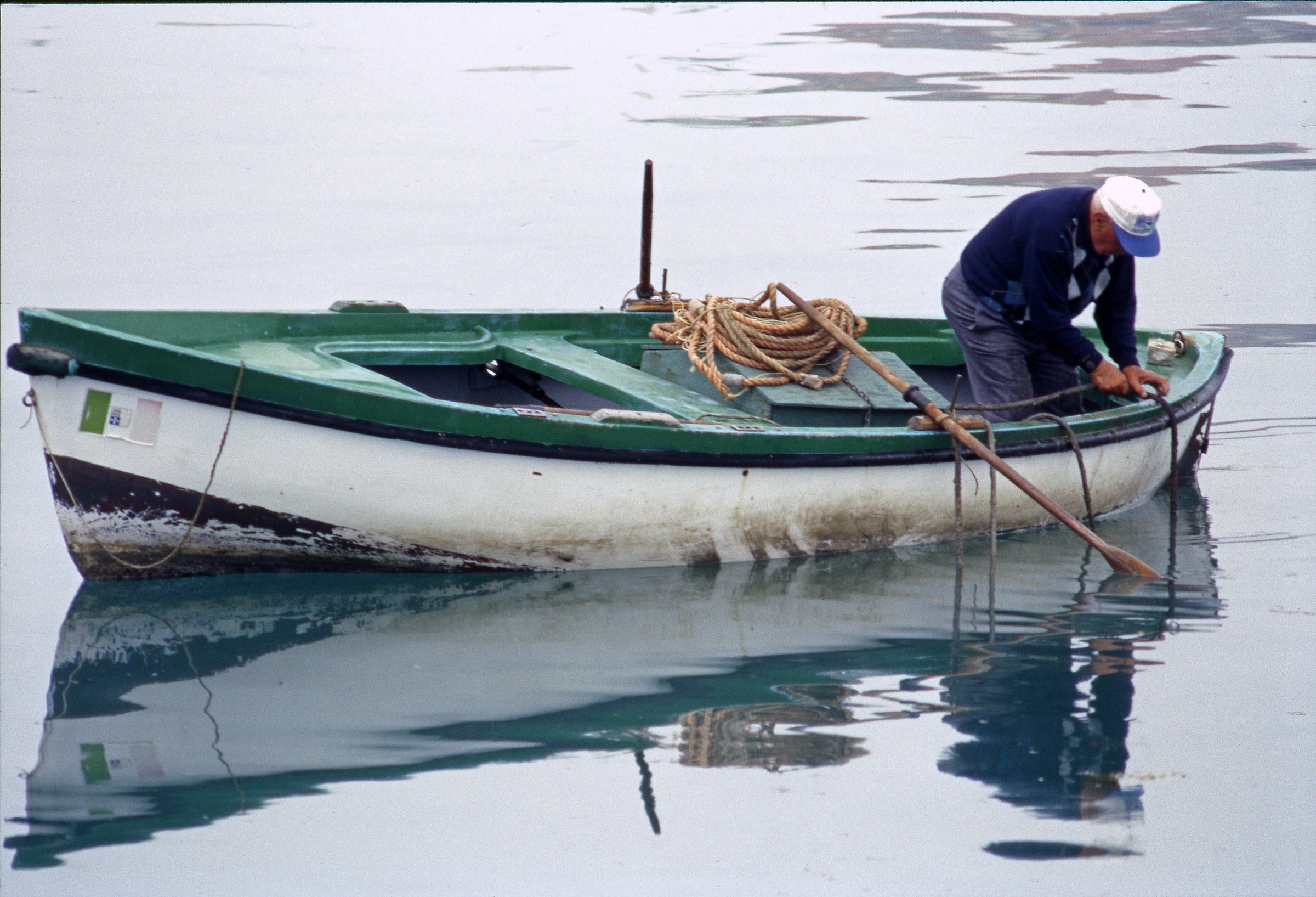 Porto di Crotone nella nebbia, 1999