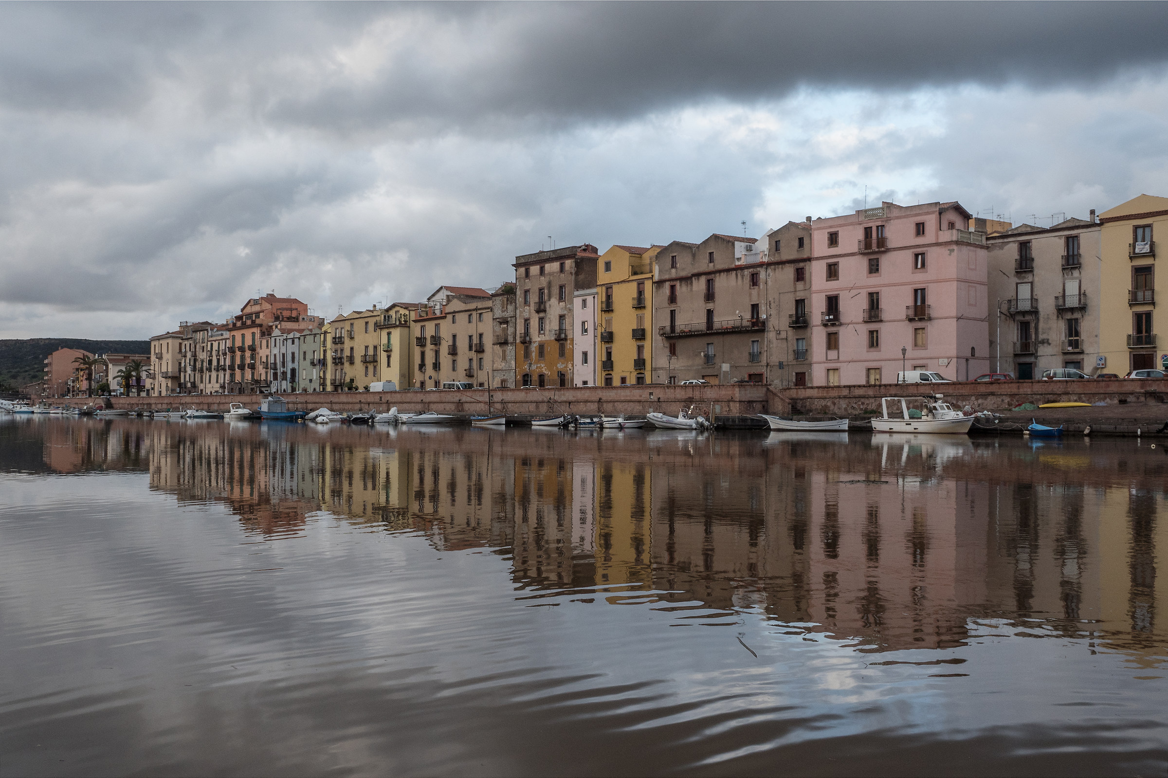 Along the river in Bosa