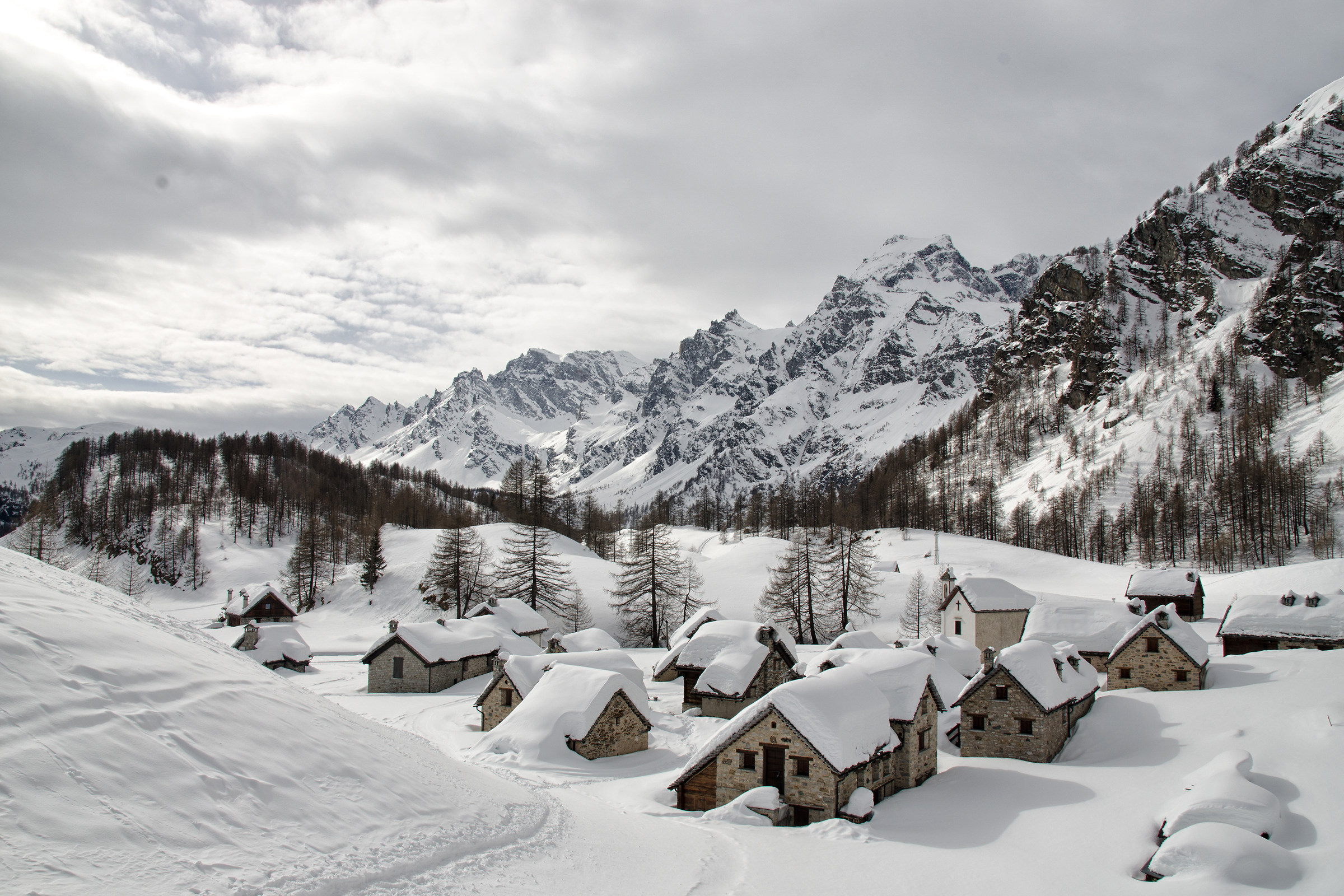 Naive landscape at the Devero alp