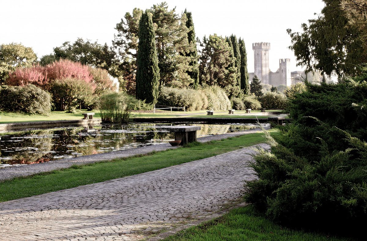 The Scaliger castle of Valeggio sul Mincio