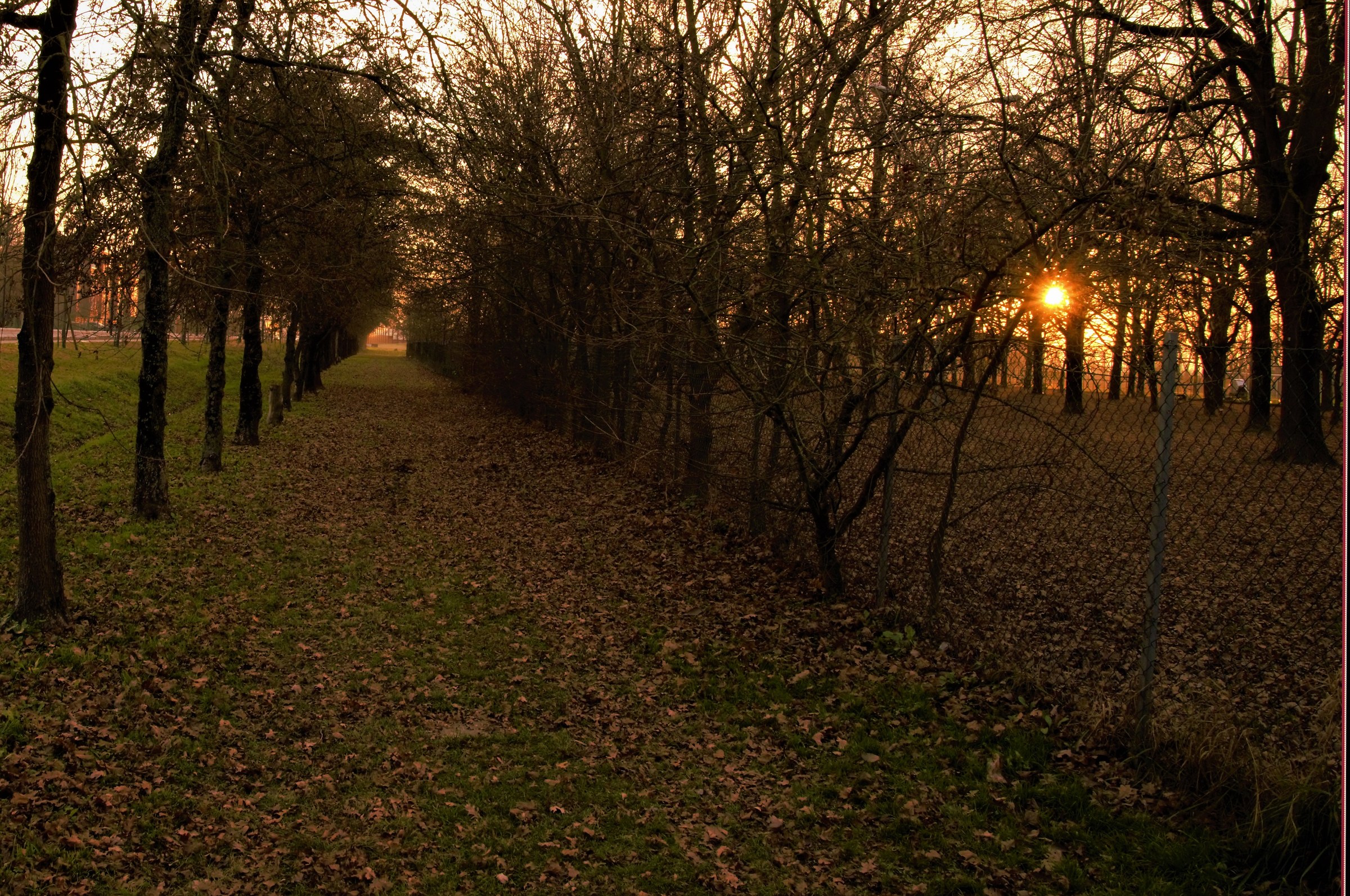 Tramonto in dicembre