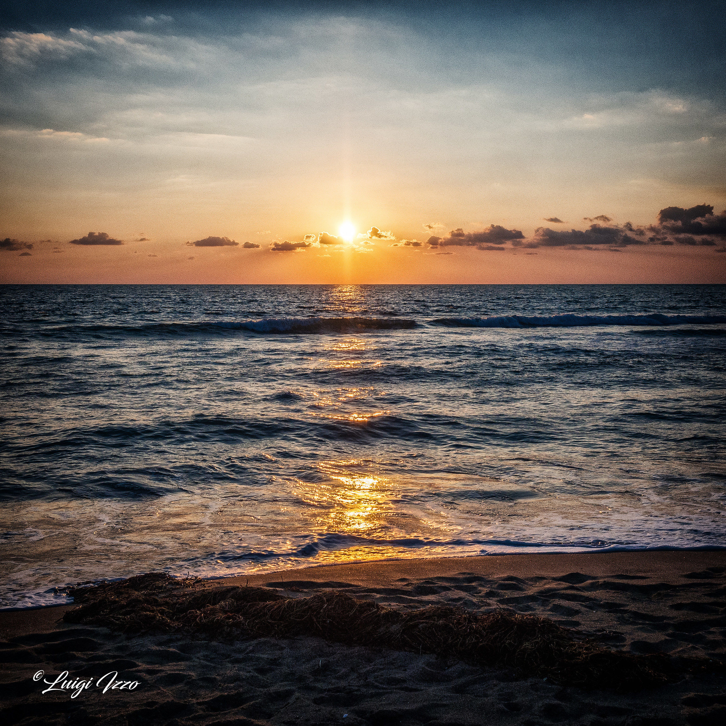 Sunset at Baia Domitia ...