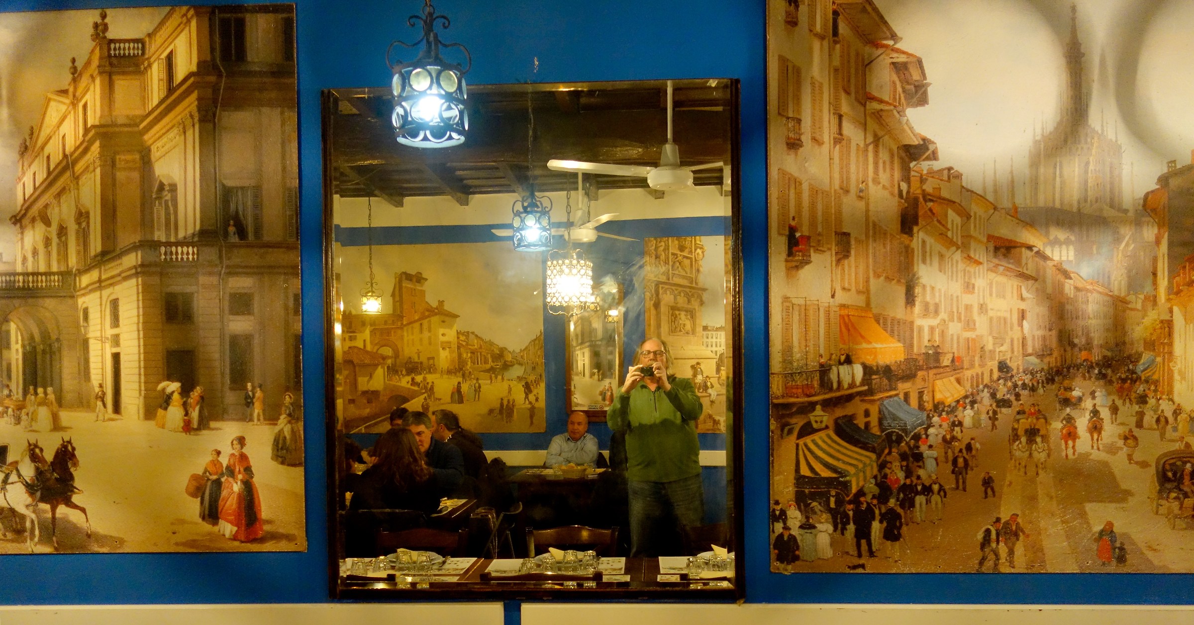 Two paintings and a mirror vers. 2