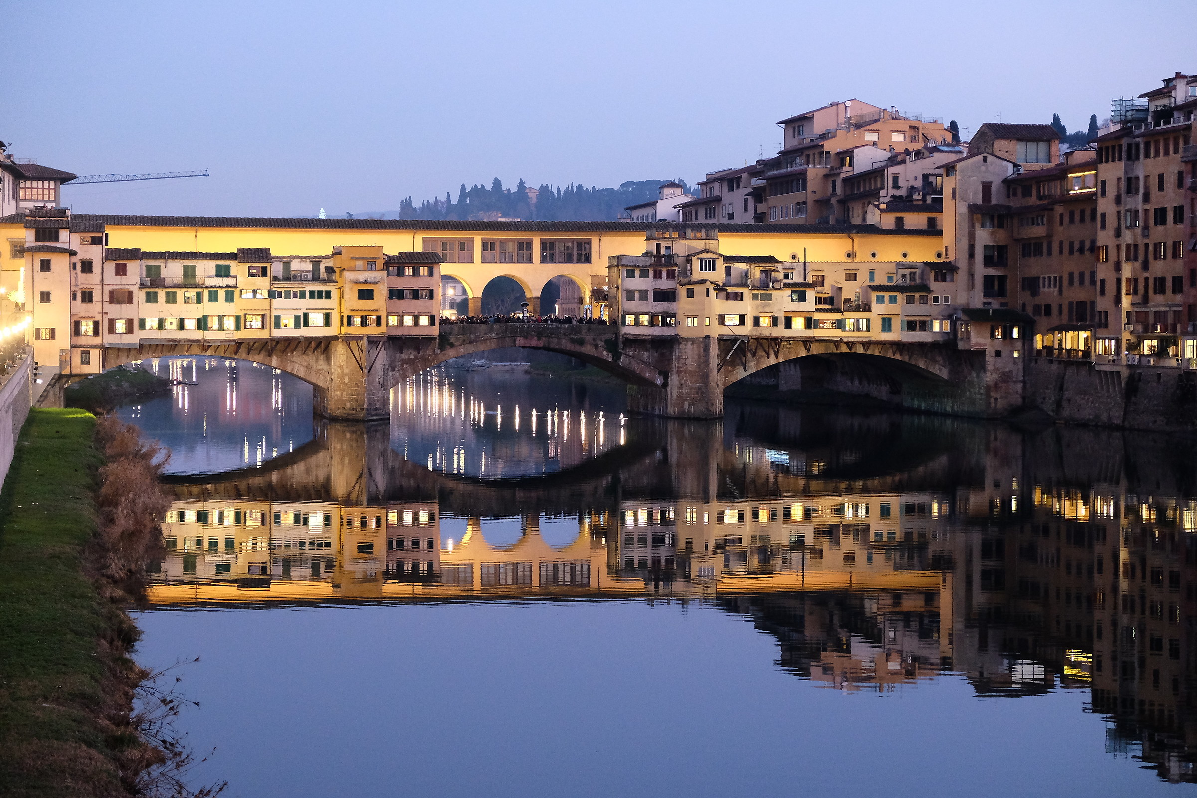 Ponte Vecchio - Ora blu